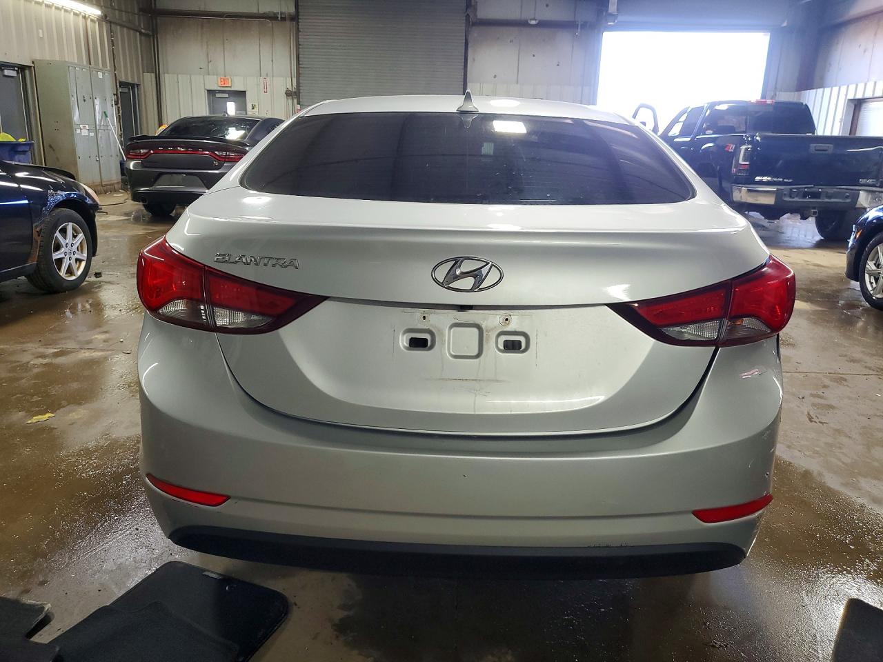2014 Hyundai Elantra Se Silver vin: 5NPDH4AE5EH464326