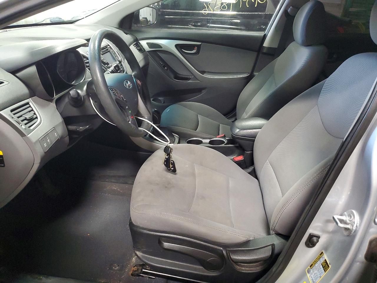 2014 Hyundai Elantra Se Silver vin: 5NPDH4AE5EH464326
