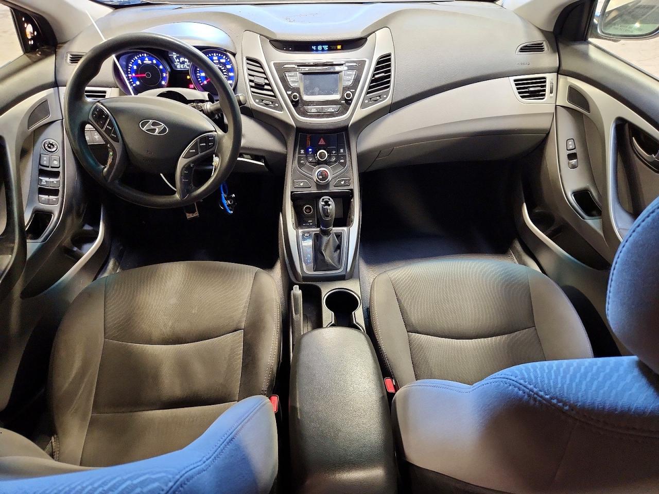 2014 Hyundai Elantra Se Gray vin: 5NPDH4AE5EH464424