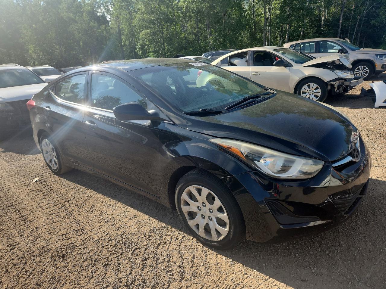 2014 Hyundai Elantra Se Black vin: 5NPDH4AE5EH467131