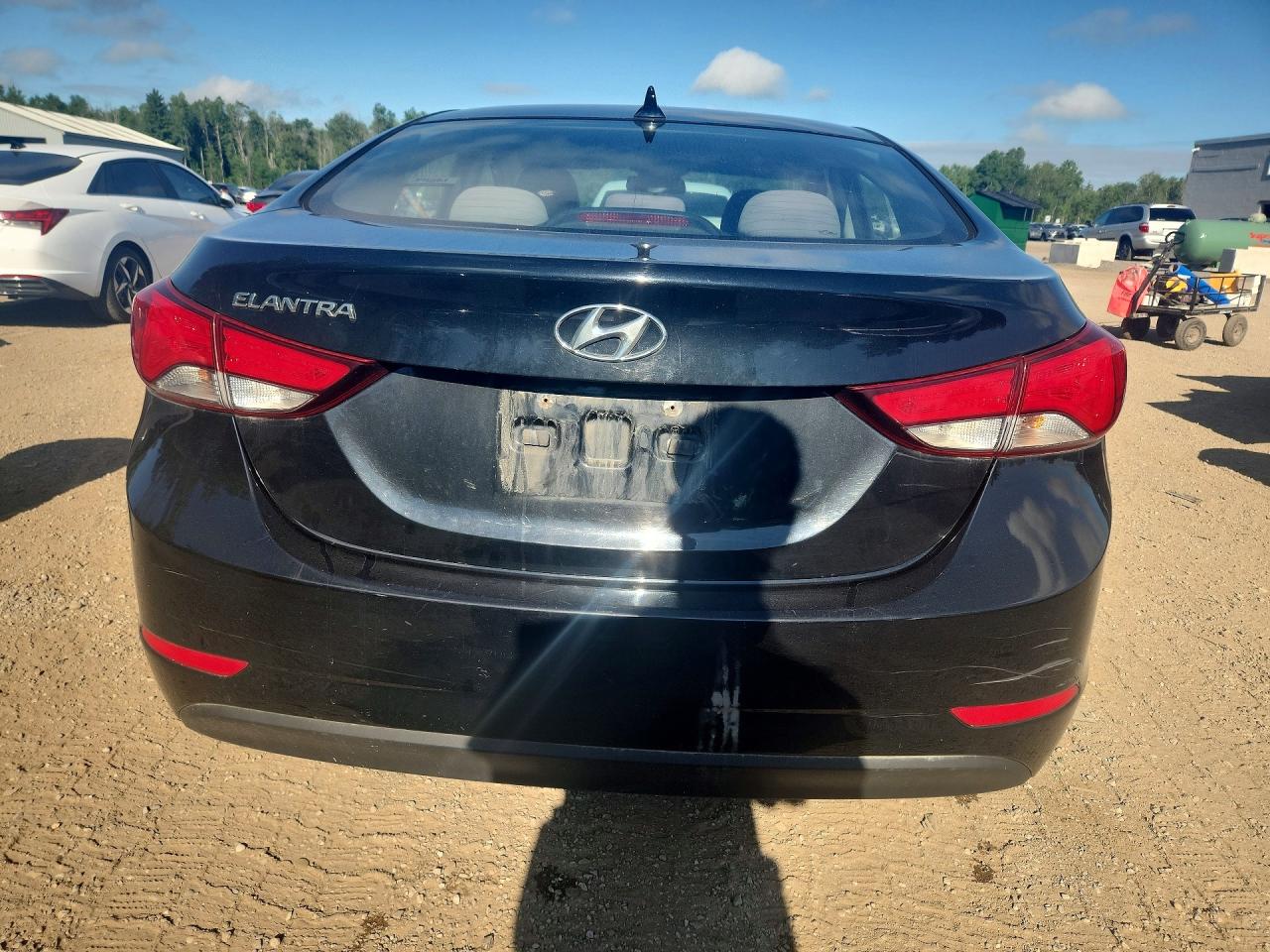 2014 Hyundai Elantra Se Black vin: 5NPDH4AE5EH467131
