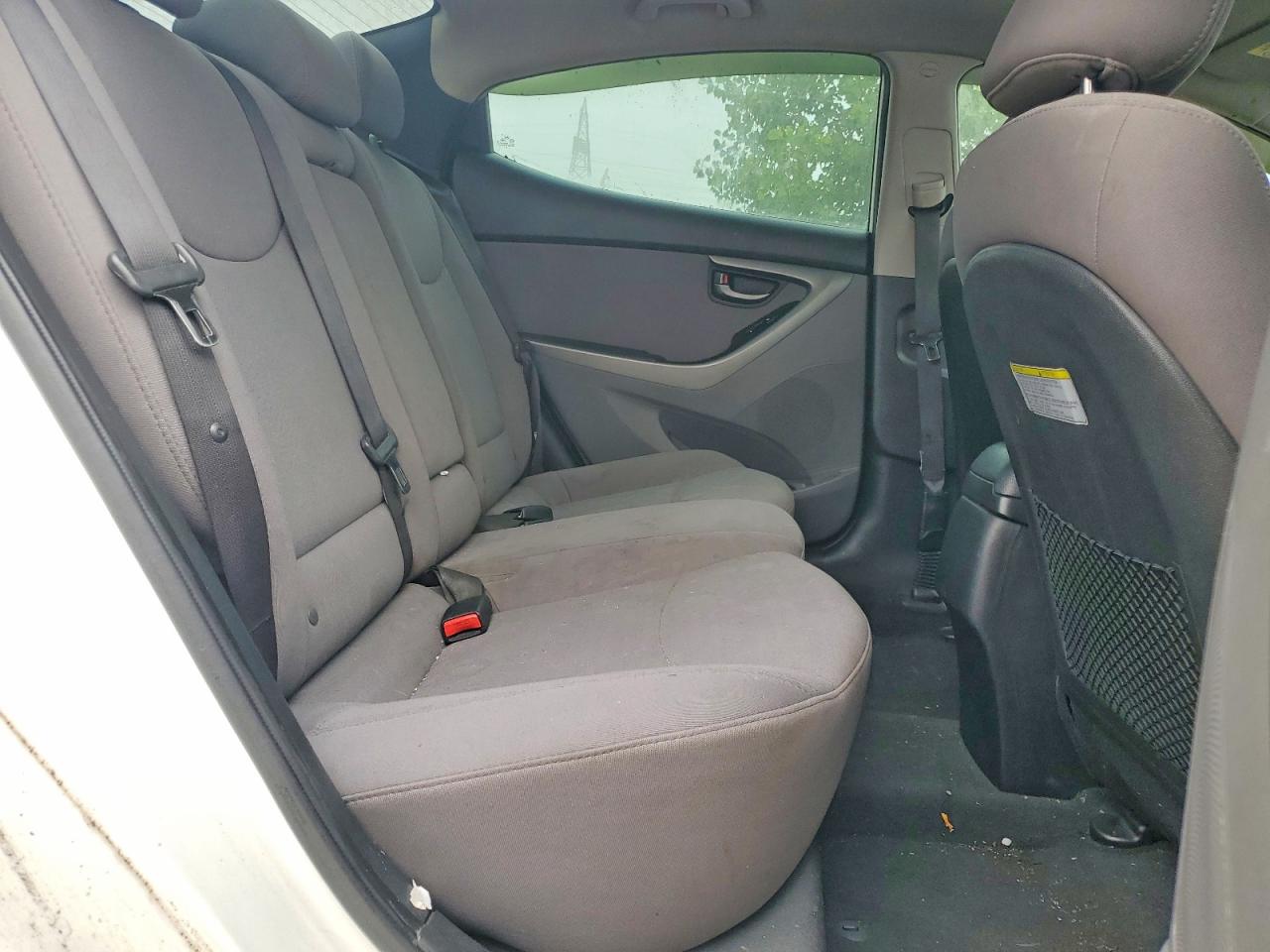 2014 Hyundai Elantra Se White vin: 5NPDH4AE5EH477948