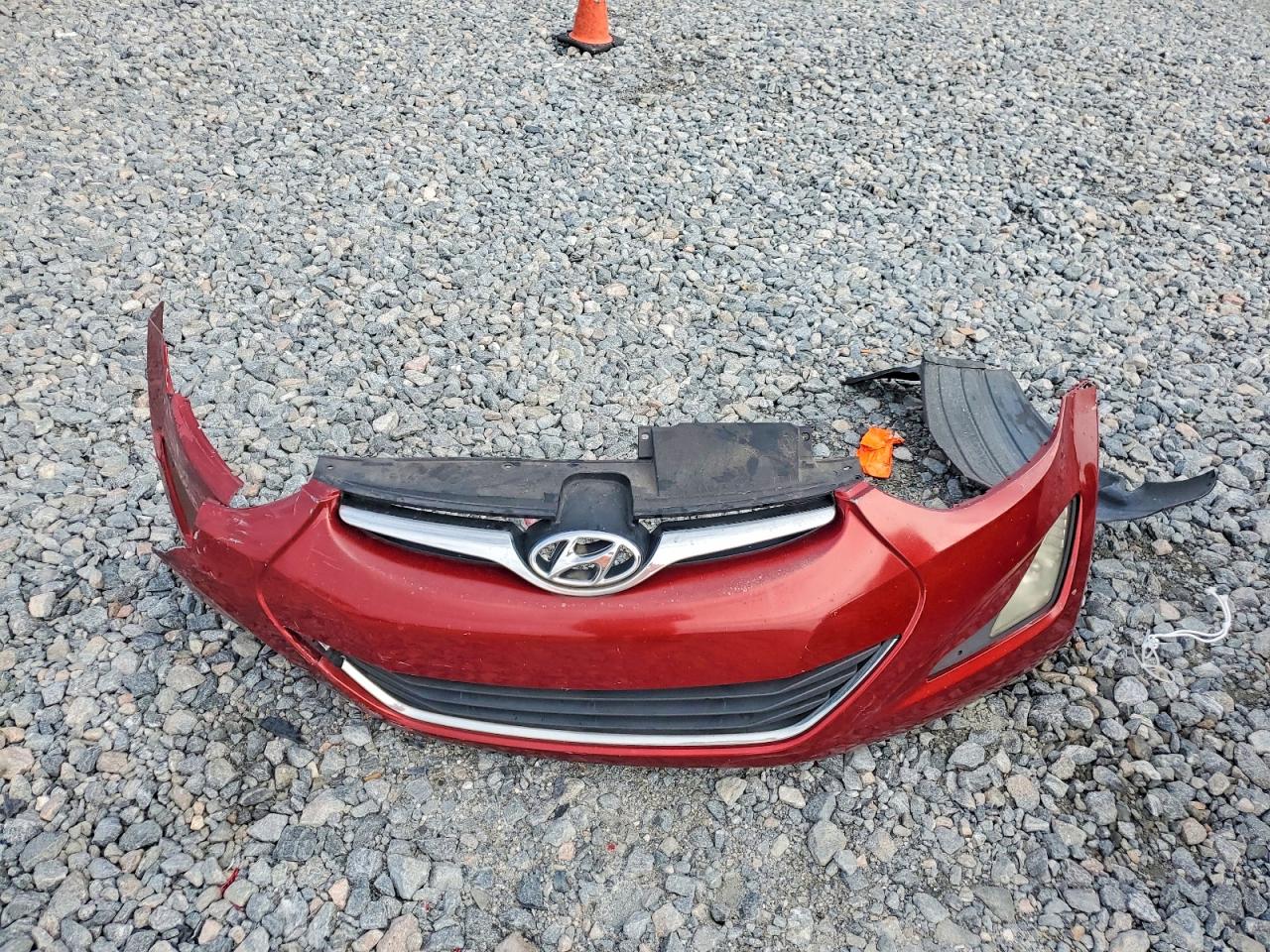 2014 Hyundai Elantra Se Red vin: 5NPDH4AE5EH494183