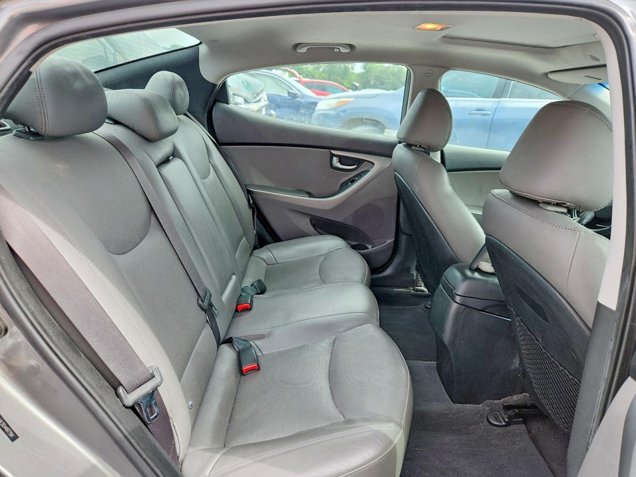 2014 Hyundai Elantra Limited Gray vin: 5NPDH4AE5EH497794