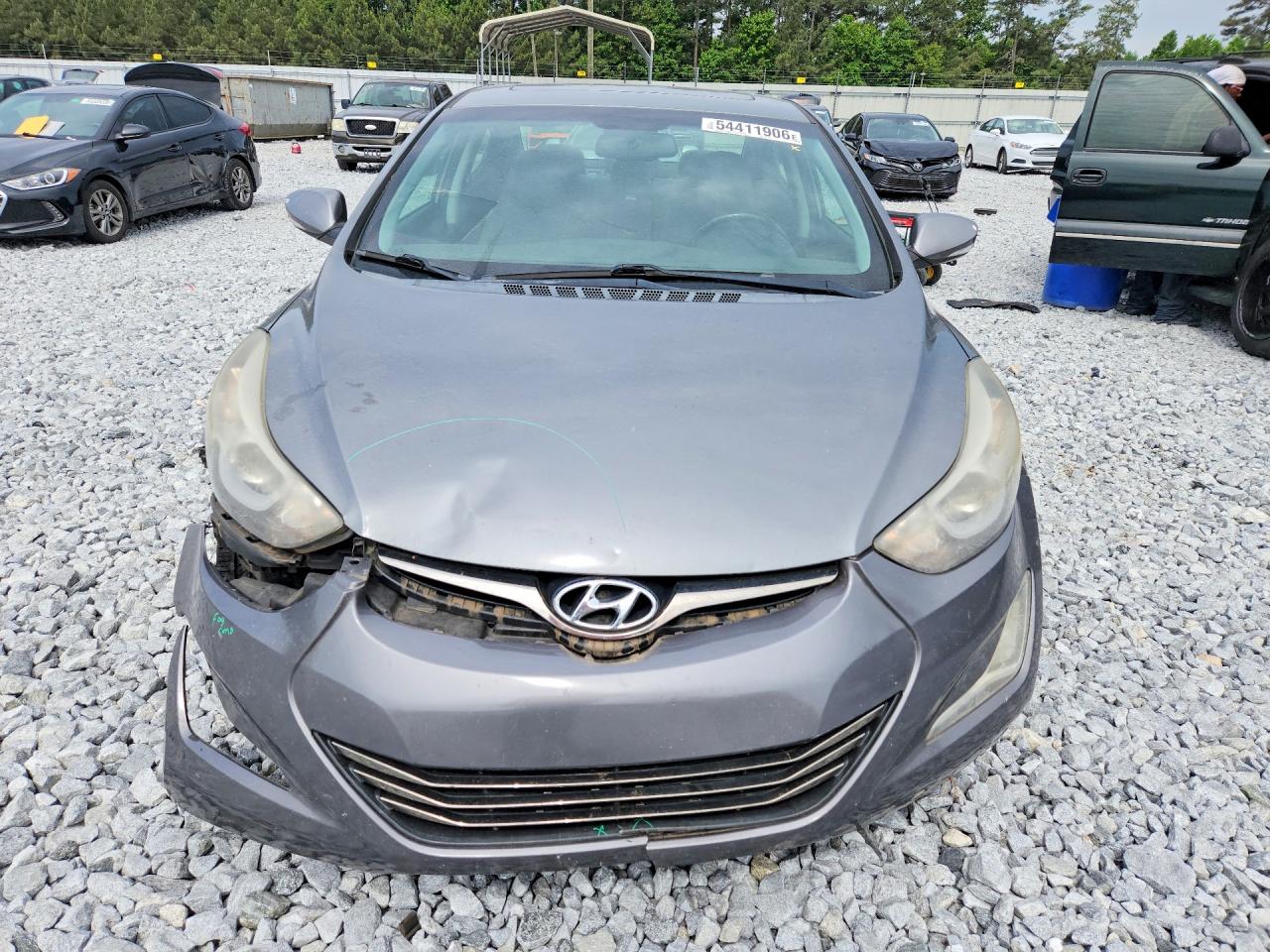 2014 Hyundai Elantra Limited Gray vin: 5NPDH4AE5EH497794