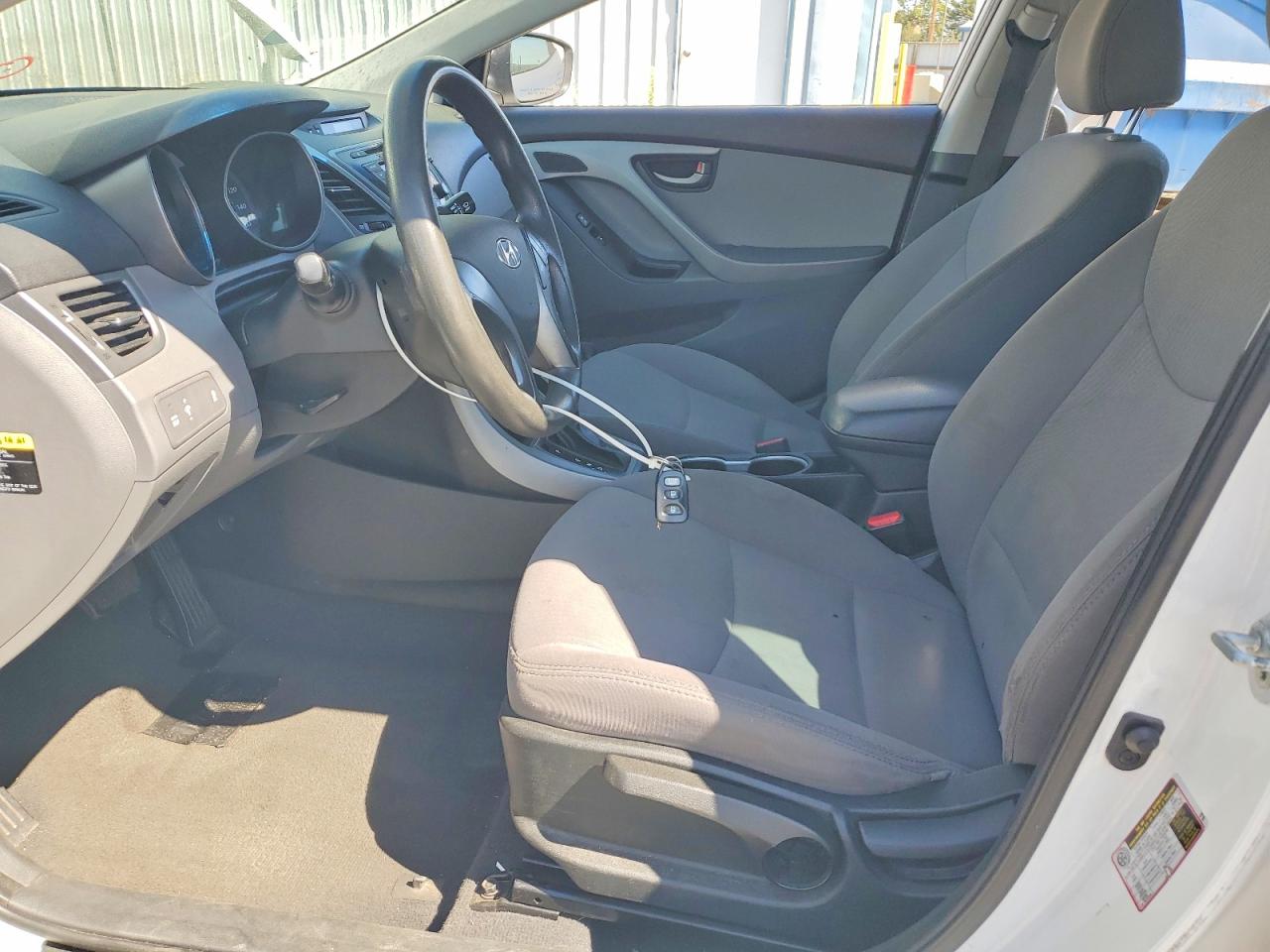 2014 Hyundai Elantra Se White vin: 5NPDH4AE5EH503030