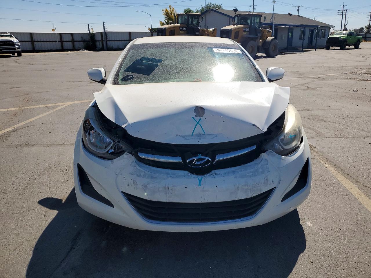 2014 Hyundai Elantra Se White vin: 5NPDH4AE5EH503030