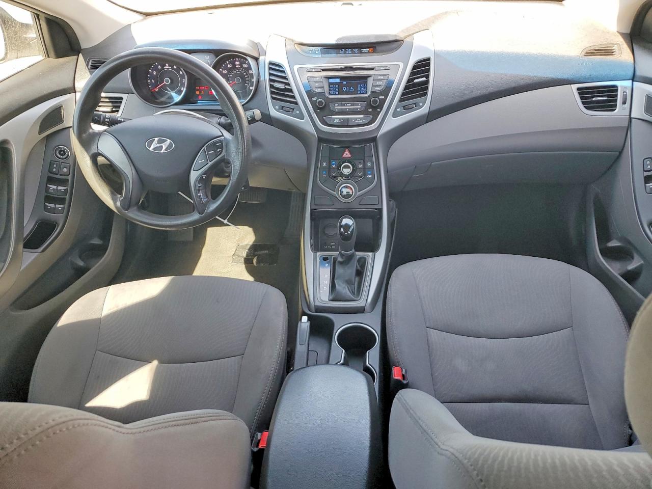 2014 Hyundai Elantra Se White vin: 5NPDH4AE5EH503030
