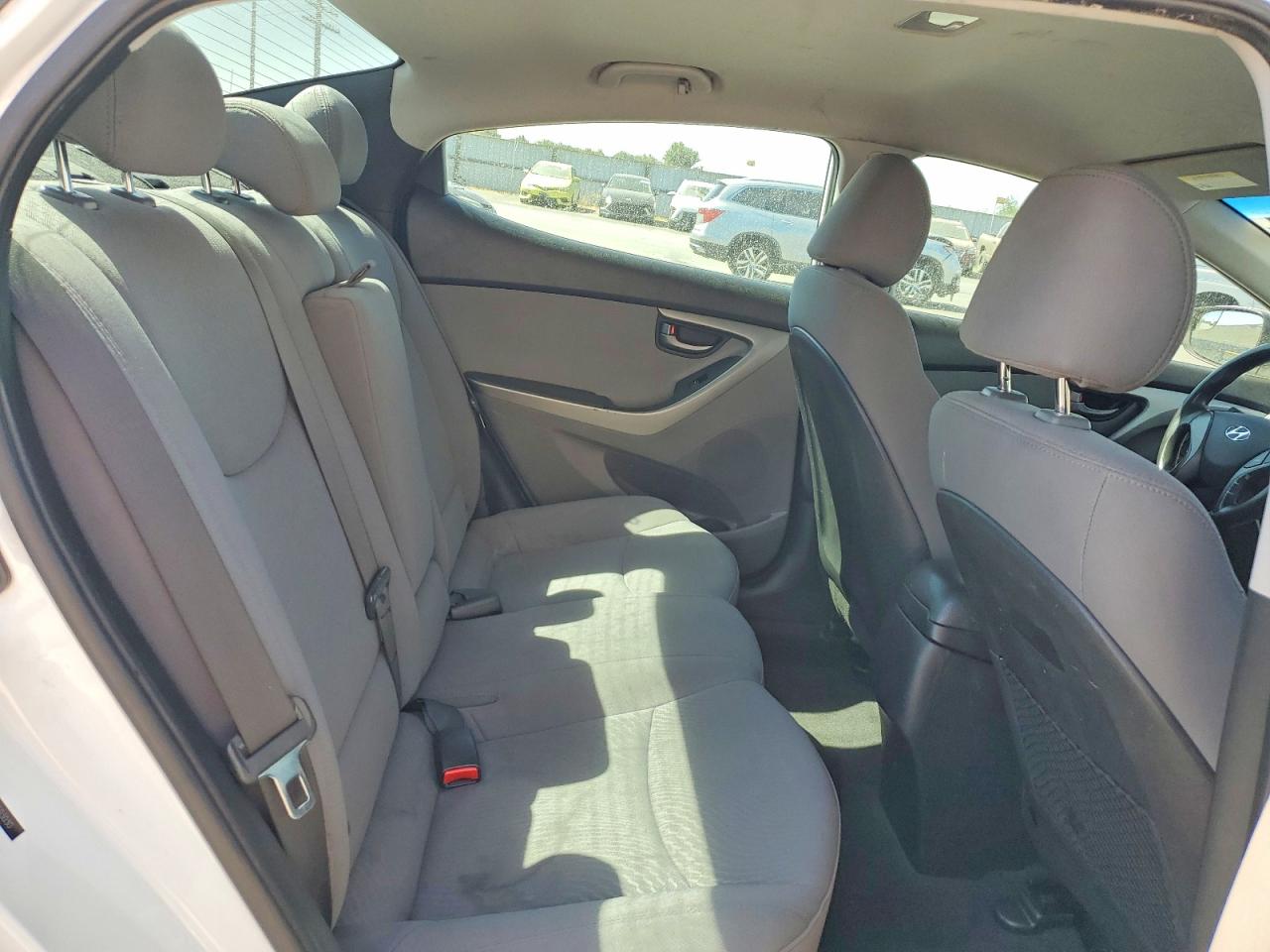 2014 Hyundai Elantra Se White vin: 5NPDH4AE5EH503030