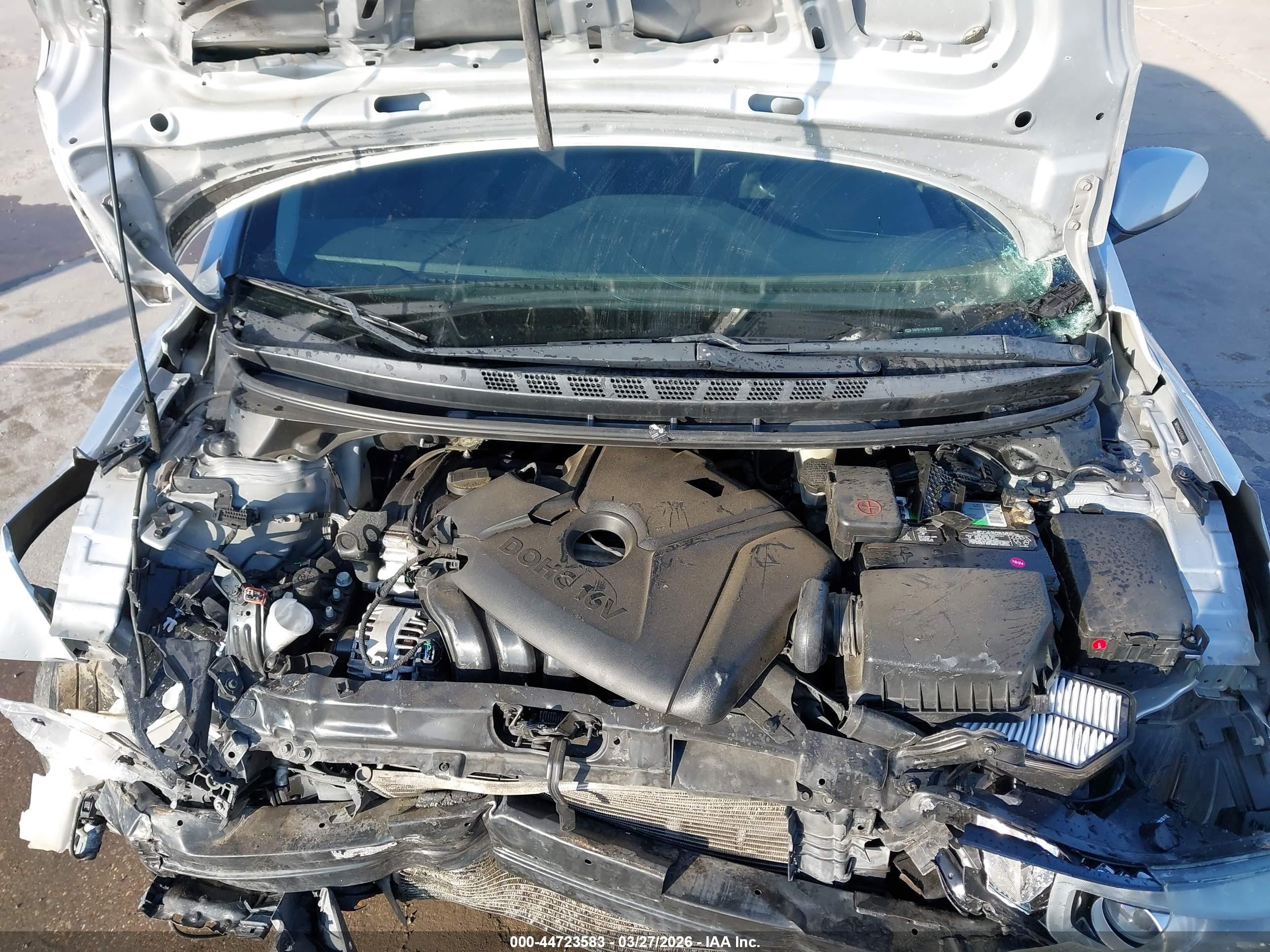 2014 Hyundai Elantra Se Silver vin: 5NPDH4AE5EH509913