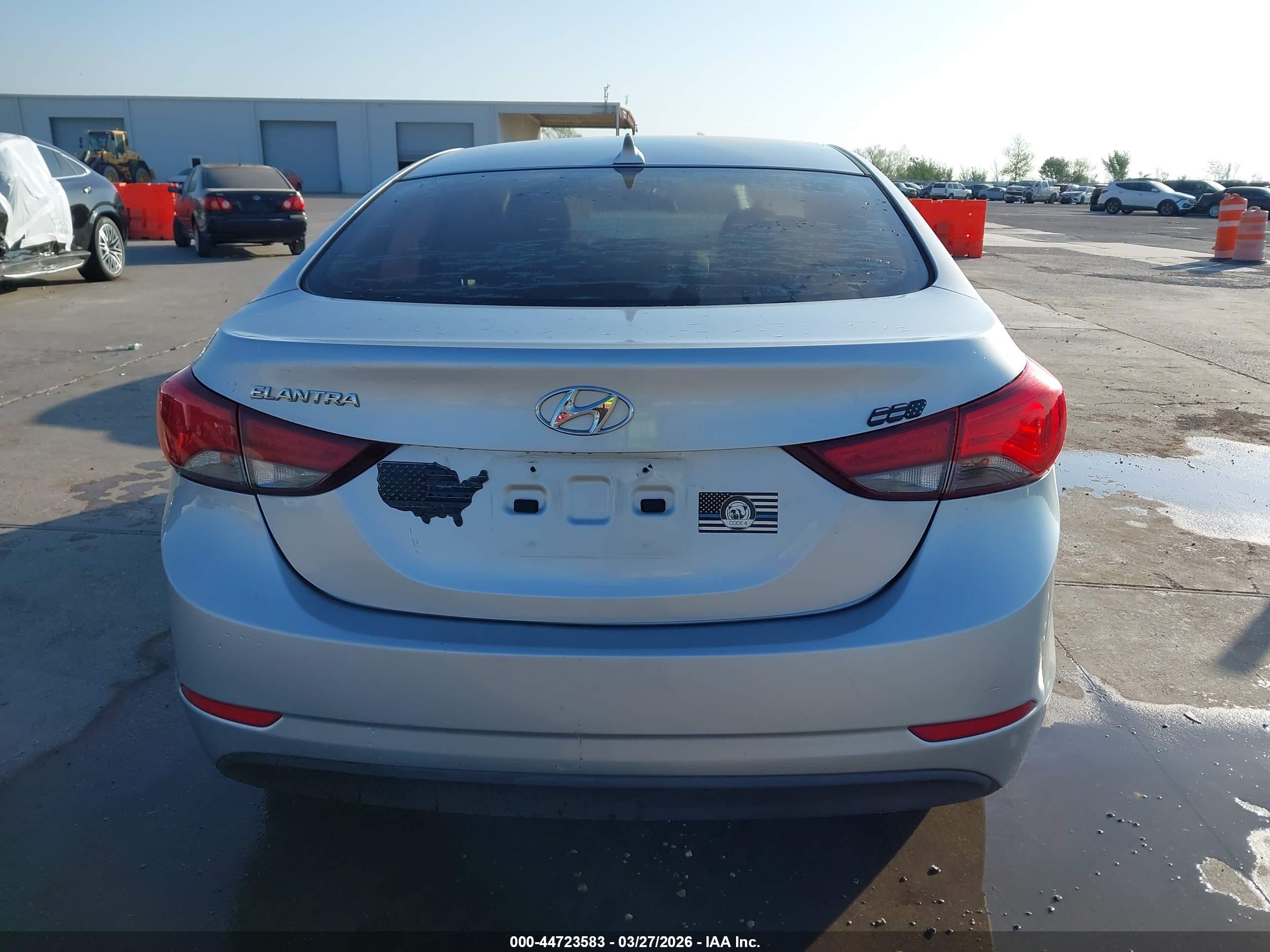 2014 Hyundai Elantra Se Silver vin: 5NPDH4AE5EH509913