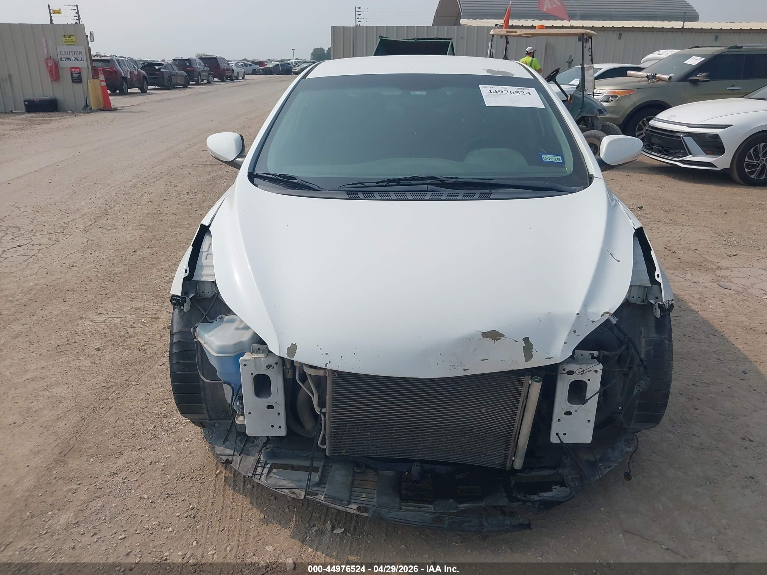 2014 Hyundai Elantra Limited White vin: 5NPDH4AE5EH515307