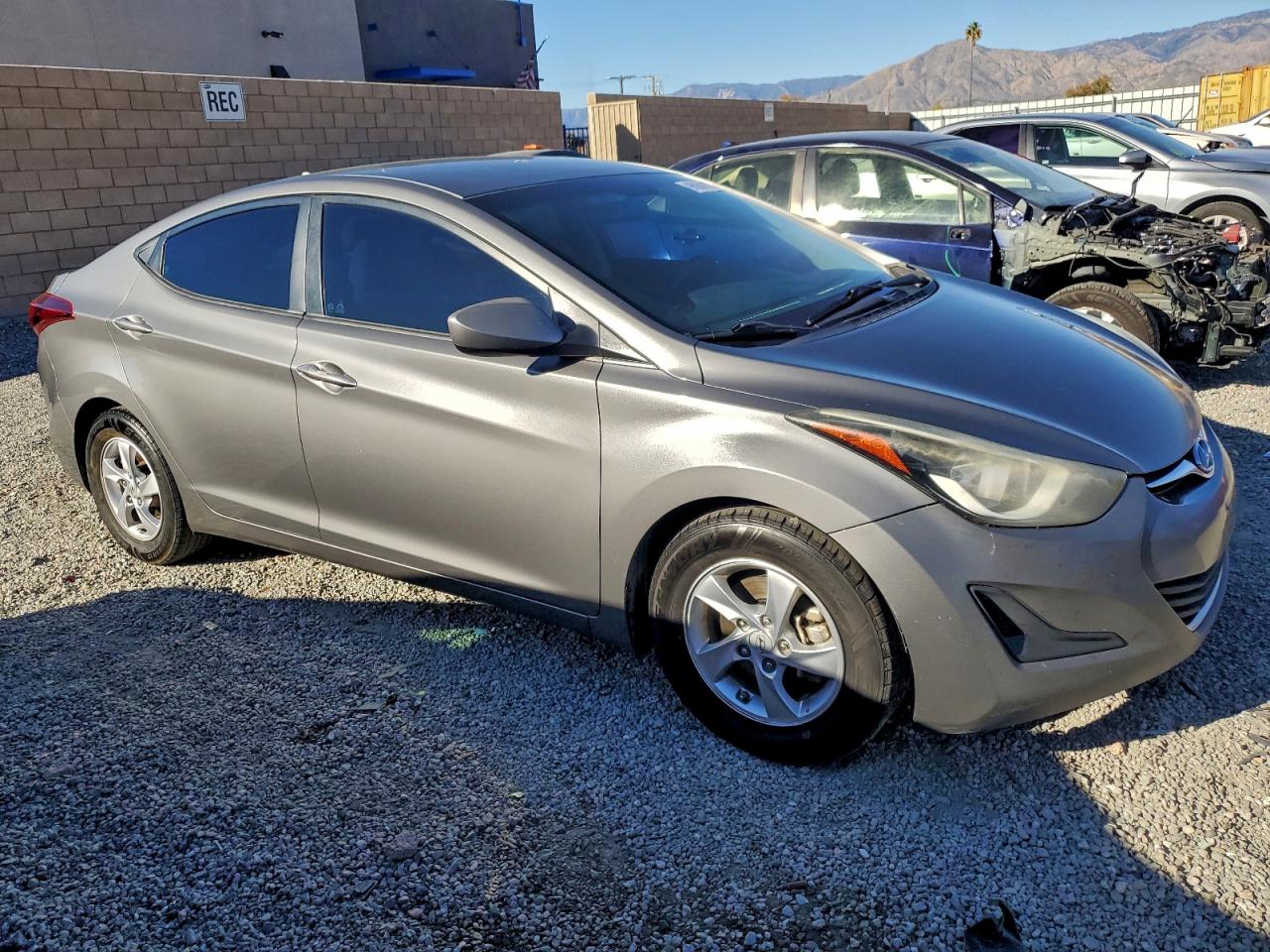 2014 Hyundai Elantra Se Серый vin: 5NPDH4AE5EH516103