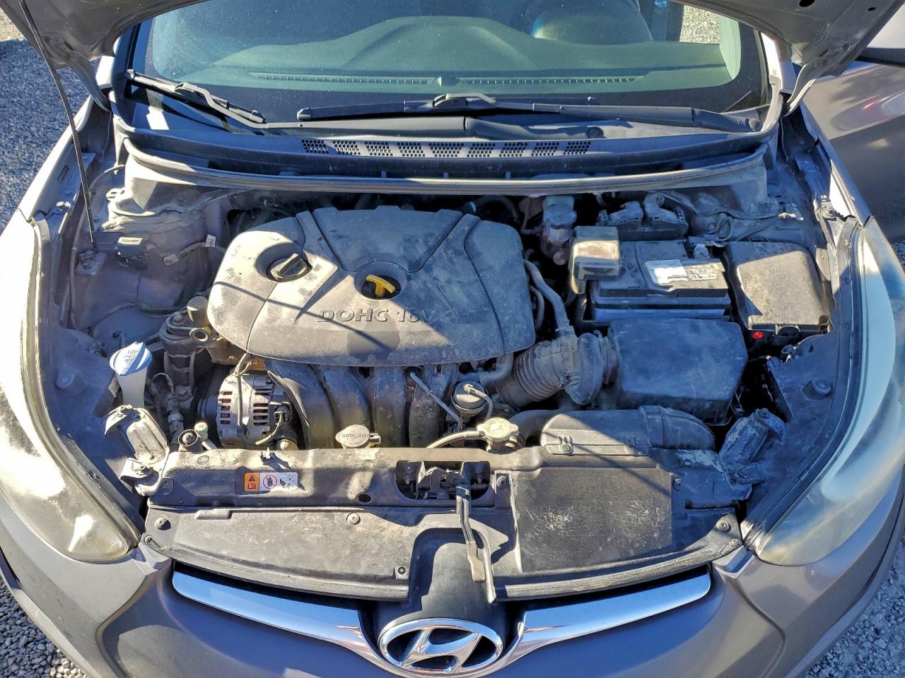 2014 Hyundai Elantra Se Серый vin: 5NPDH4AE5EH516103