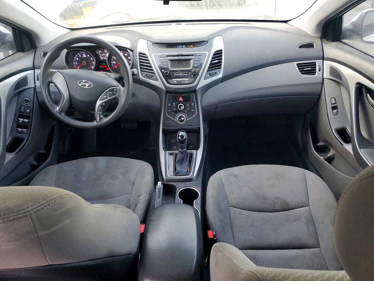 2014 Hyundai Elantra Se White vin: 5NPDH4AE5EH526646