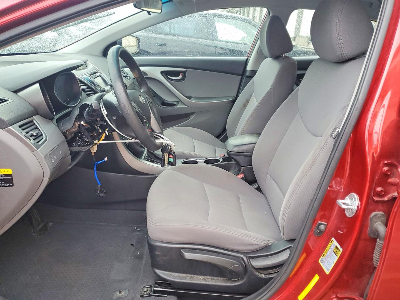 2014 Hyundai Elantra Se Red vin: 5NPDH4AE5EH537887