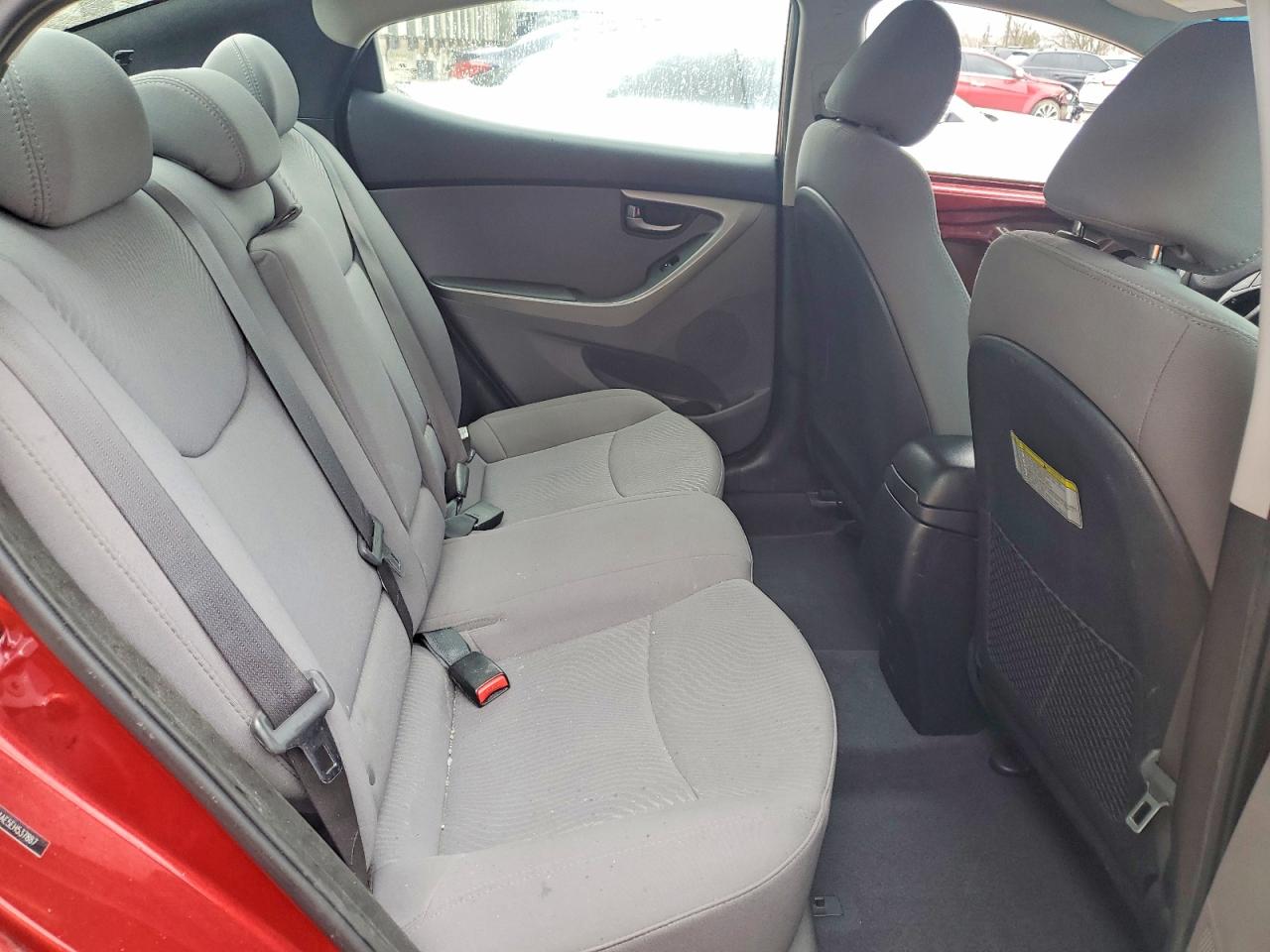 2014 Hyundai Elantra Se Red vin: 5NPDH4AE5EH537887