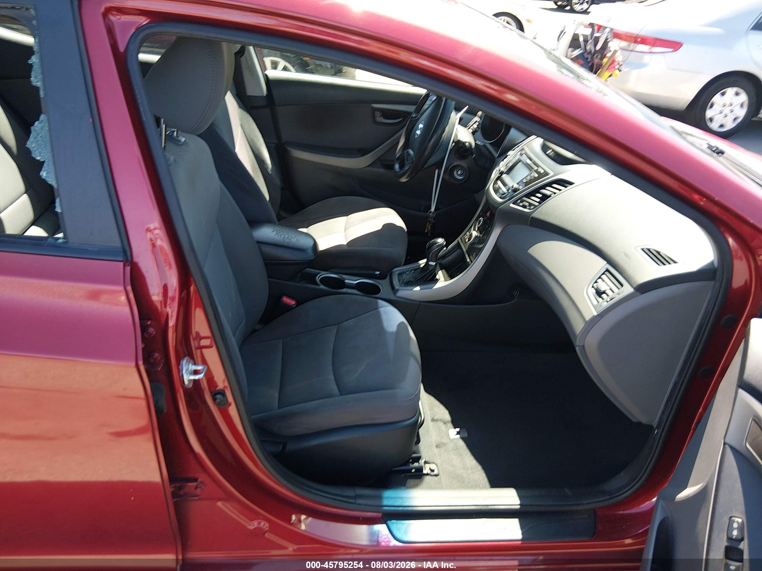 2014 Hyundai Elantra Se Красный vin: 5NPDH4AE5EH539378