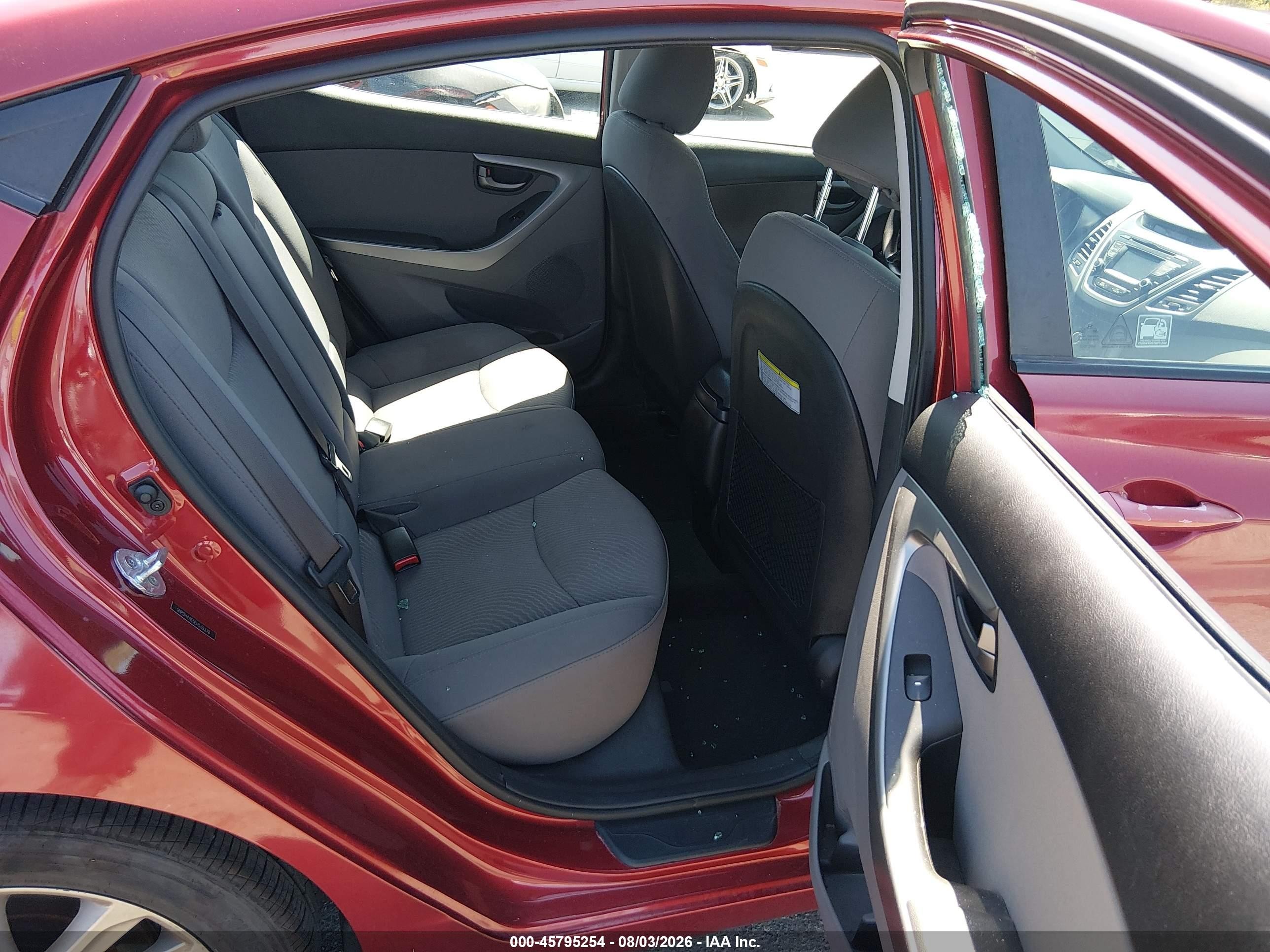 2014 Hyundai Elantra Se Красный vin: 5NPDH4AE5EH539378