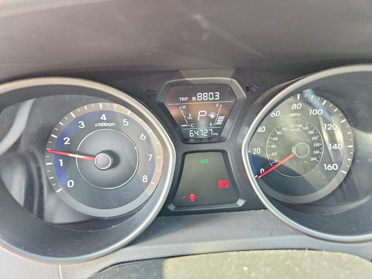 2014 Hyundai Elantra Se Red vin: 5NPDH4AE5EH543205