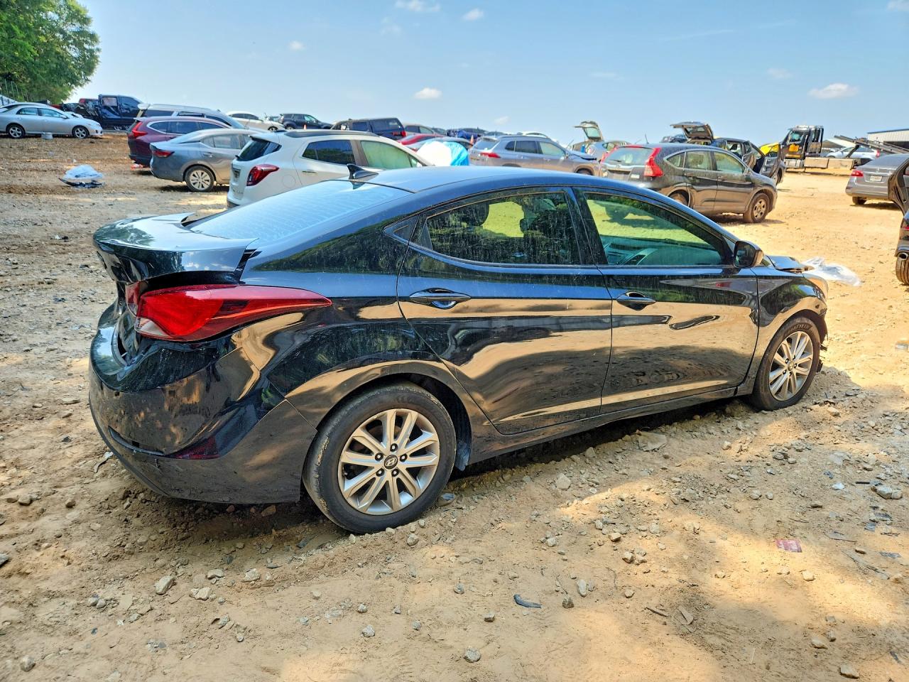 2014 Hyundai Elantra Se Black vin: 5NPDH4AE5EH545939