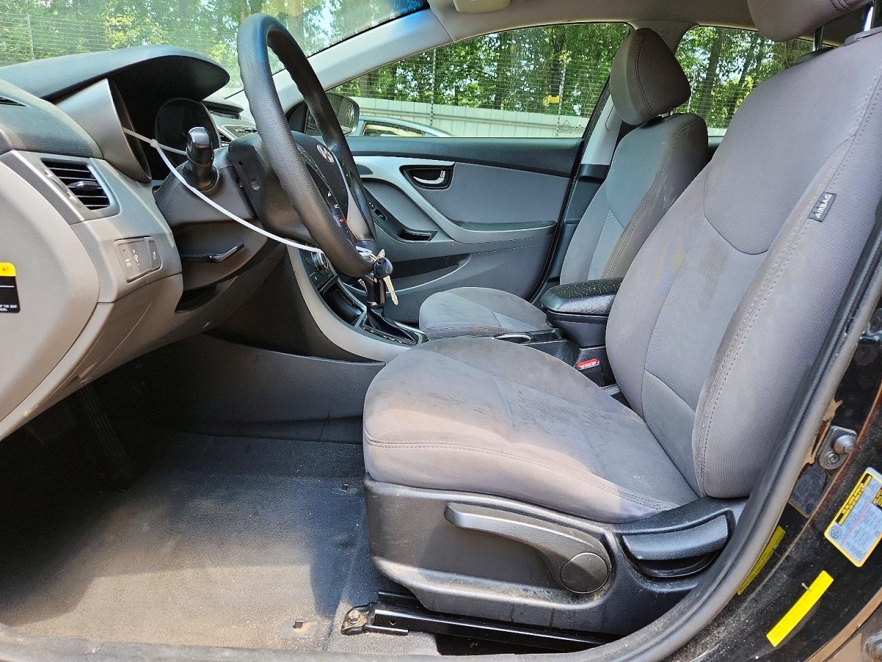 2014 Hyundai Elantra Se Black vin: 5NPDH4AE5EH545939