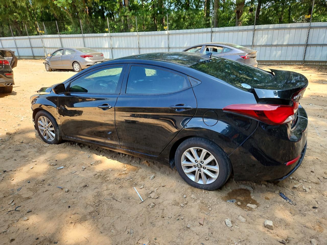 2014 Hyundai Elantra Se Black vin: 5NPDH4AE5EH545939