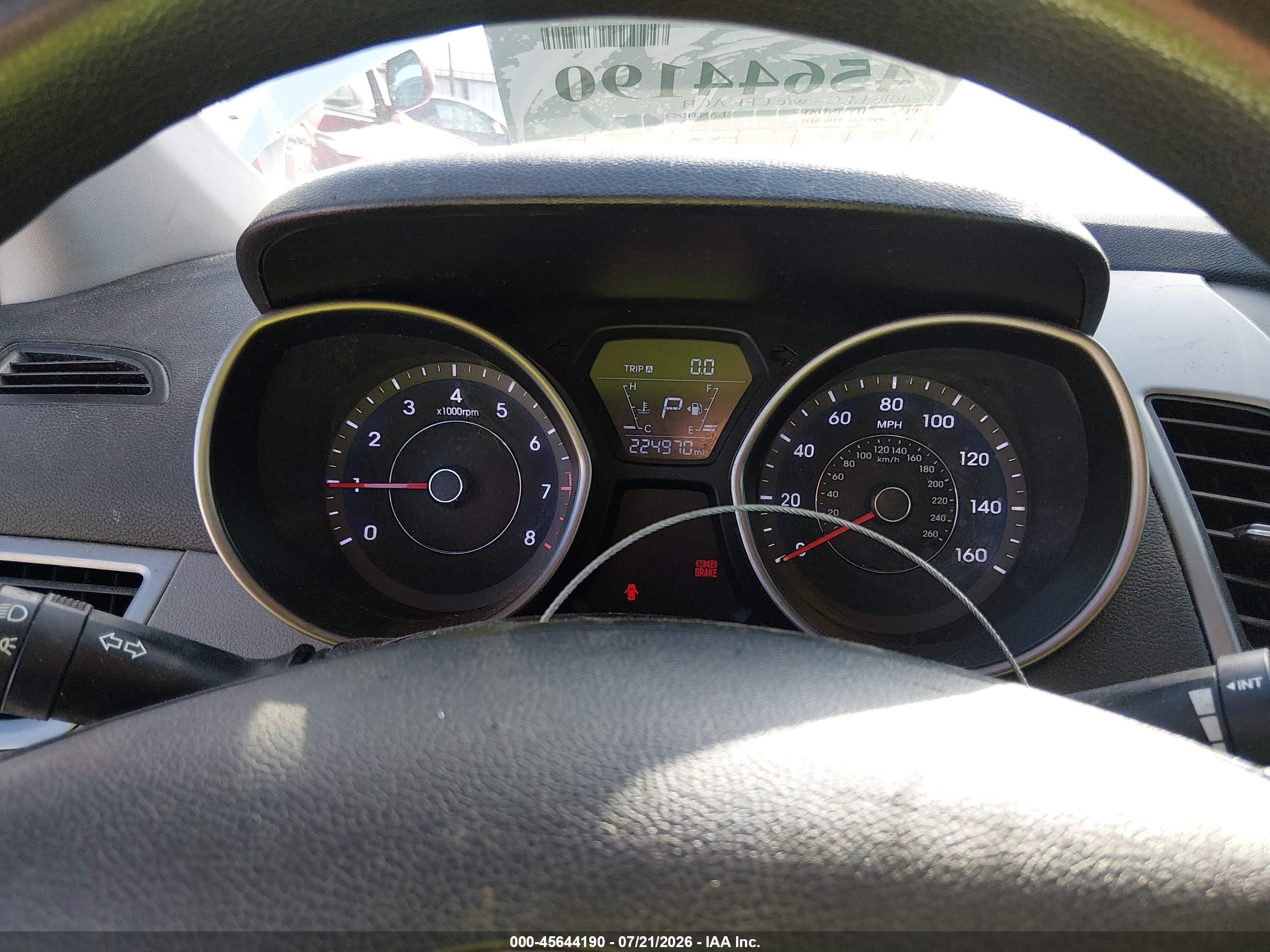 2015 Hyundai Elantra Se White vin: 5NPDH4AE5FH550432