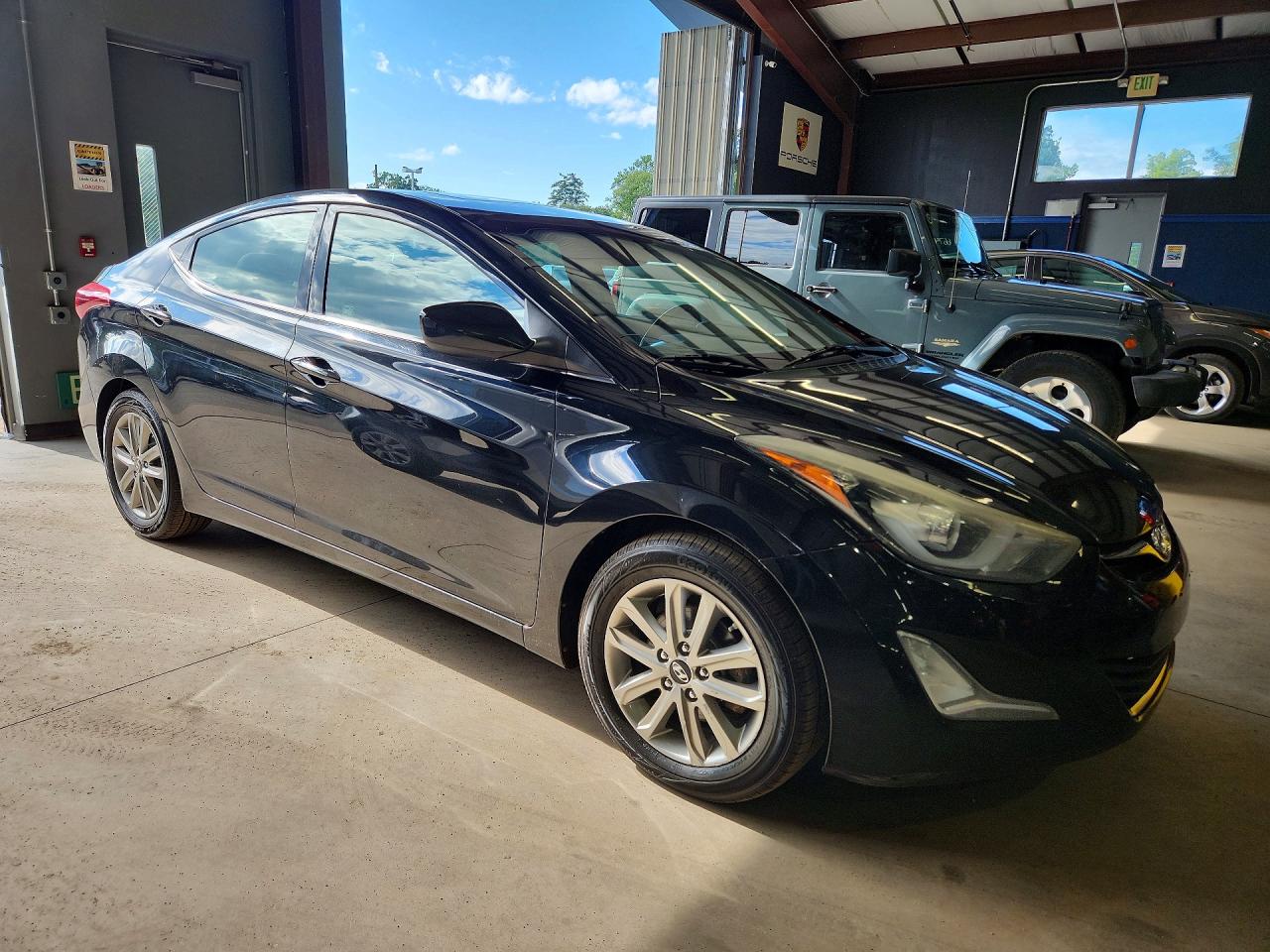 2015 Hyundai Elantra Se Black vin: 5NPDH4AE5FH558739