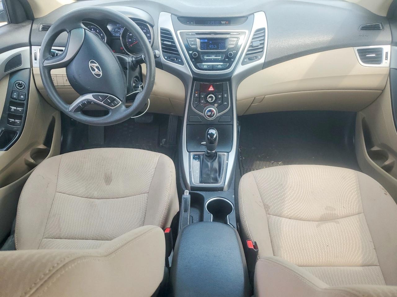 2015 Hyundai Elantra Se Brown vin: 5NPDH4AE5FH561897