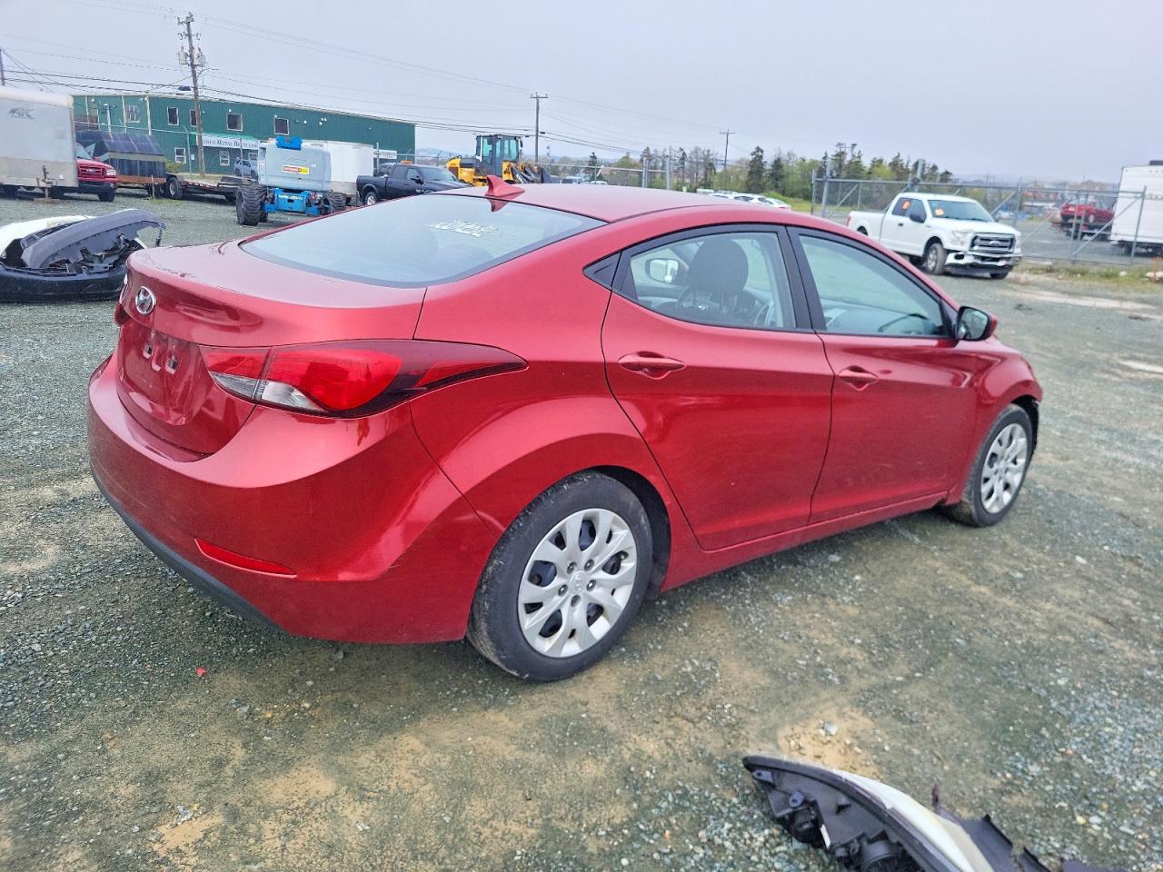 2015 Hyundai Elantra Se Red vin: 5NPDH4AE5FH563892