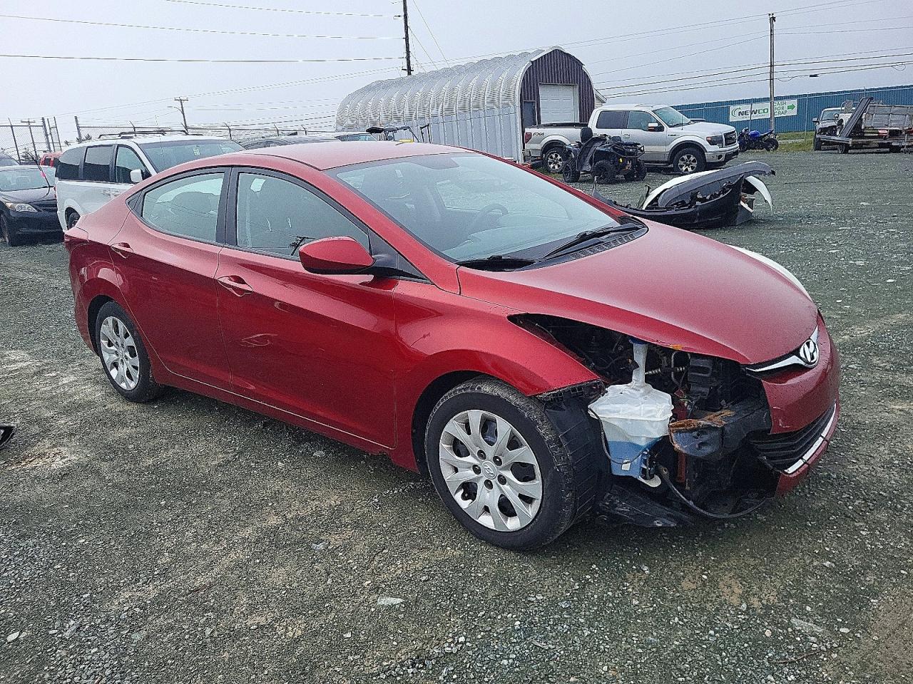 2015 Hyundai Elantra Se Red vin: 5NPDH4AE5FH563892