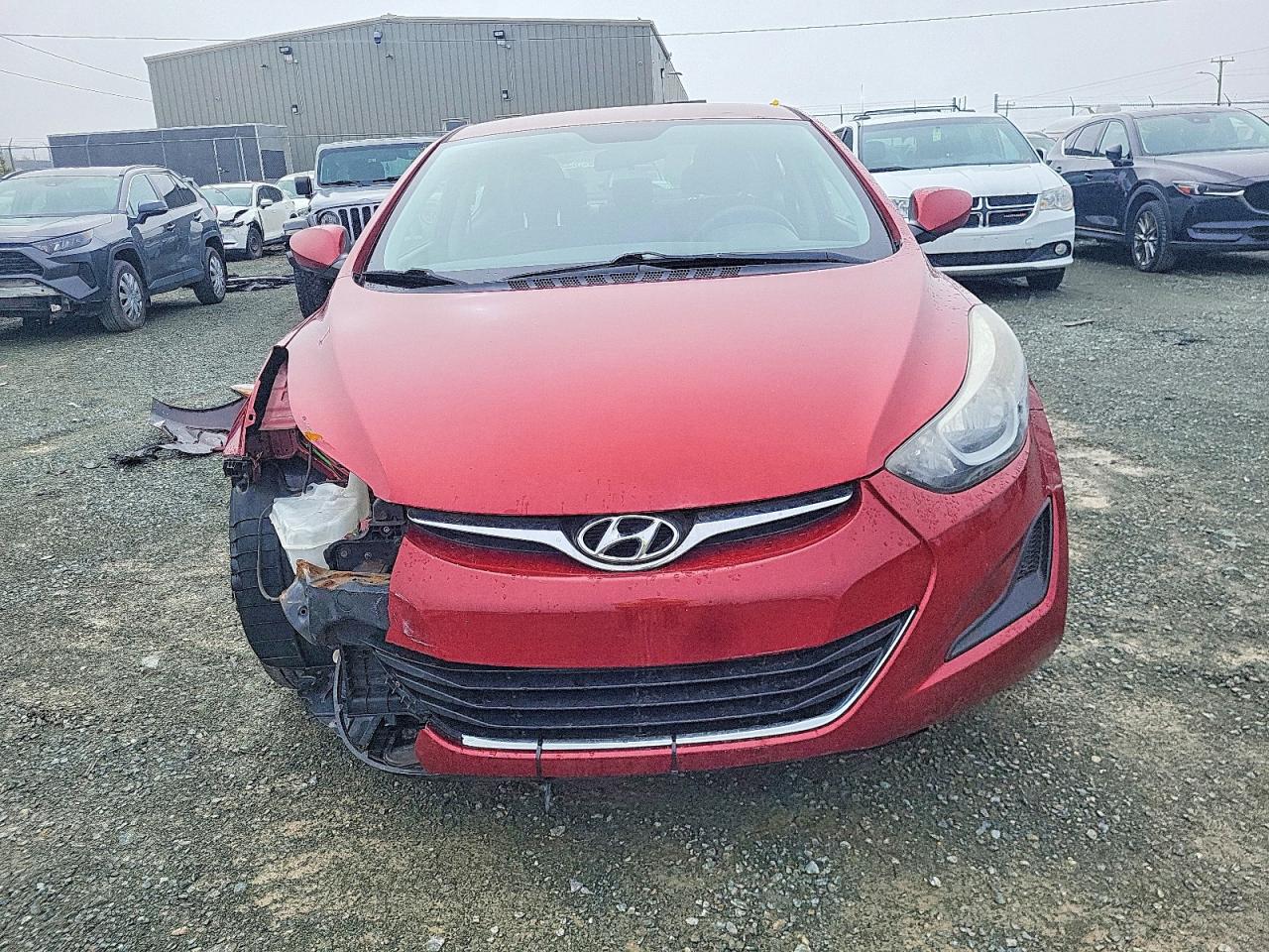 2015 Hyundai Elantra Se Red vin: 5NPDH4AE5FH563892