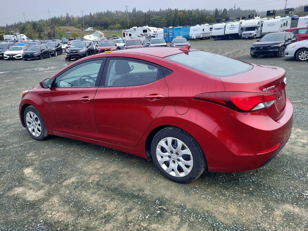 2015 Hyundai Elantra Se Red vin: 5NPDH4AE5FH563892