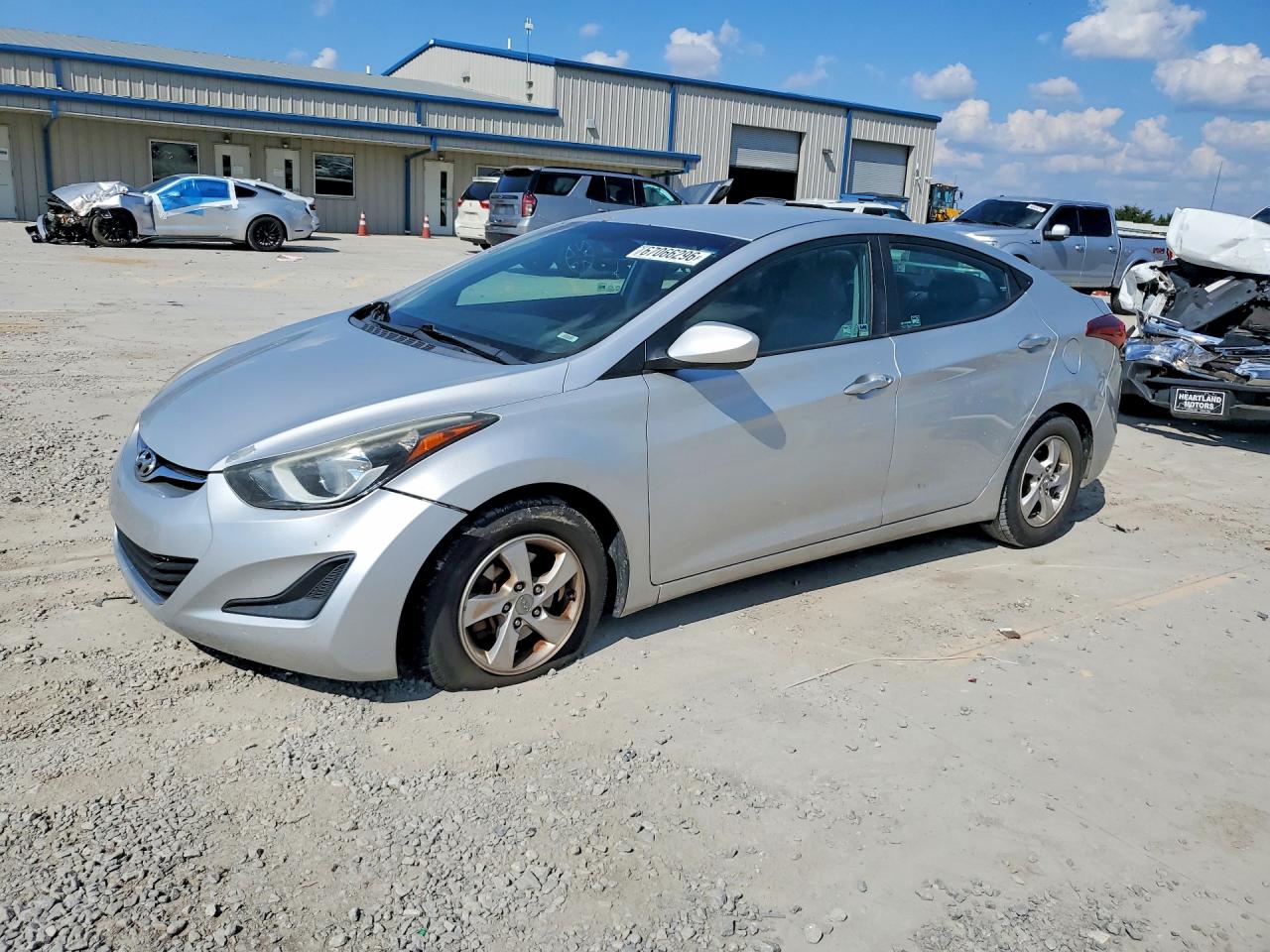 2015 Hyundai Elantra Se Silver vin: 5NPDH4AE5FH571281