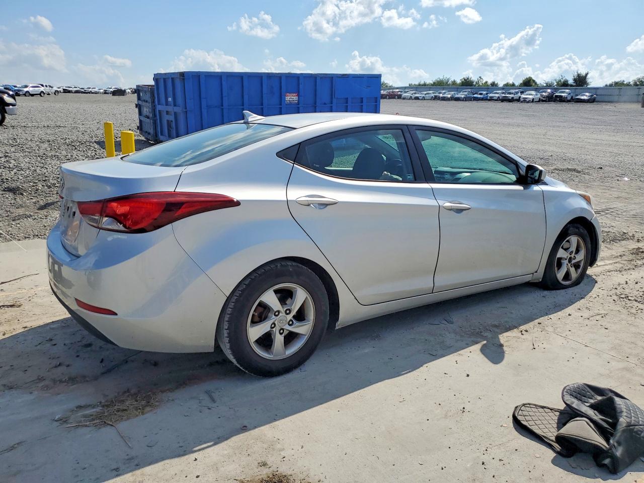 2015 Hyundai Elantra Se Silver vin: 5NPDH4AE5FH571281