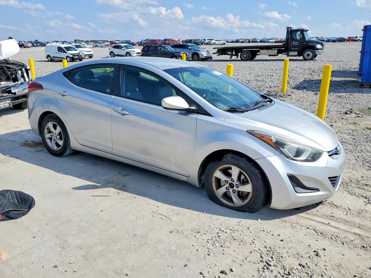 2015 Hyundai Elantra Se Silver vin: 5NPDH4AE5FH571281