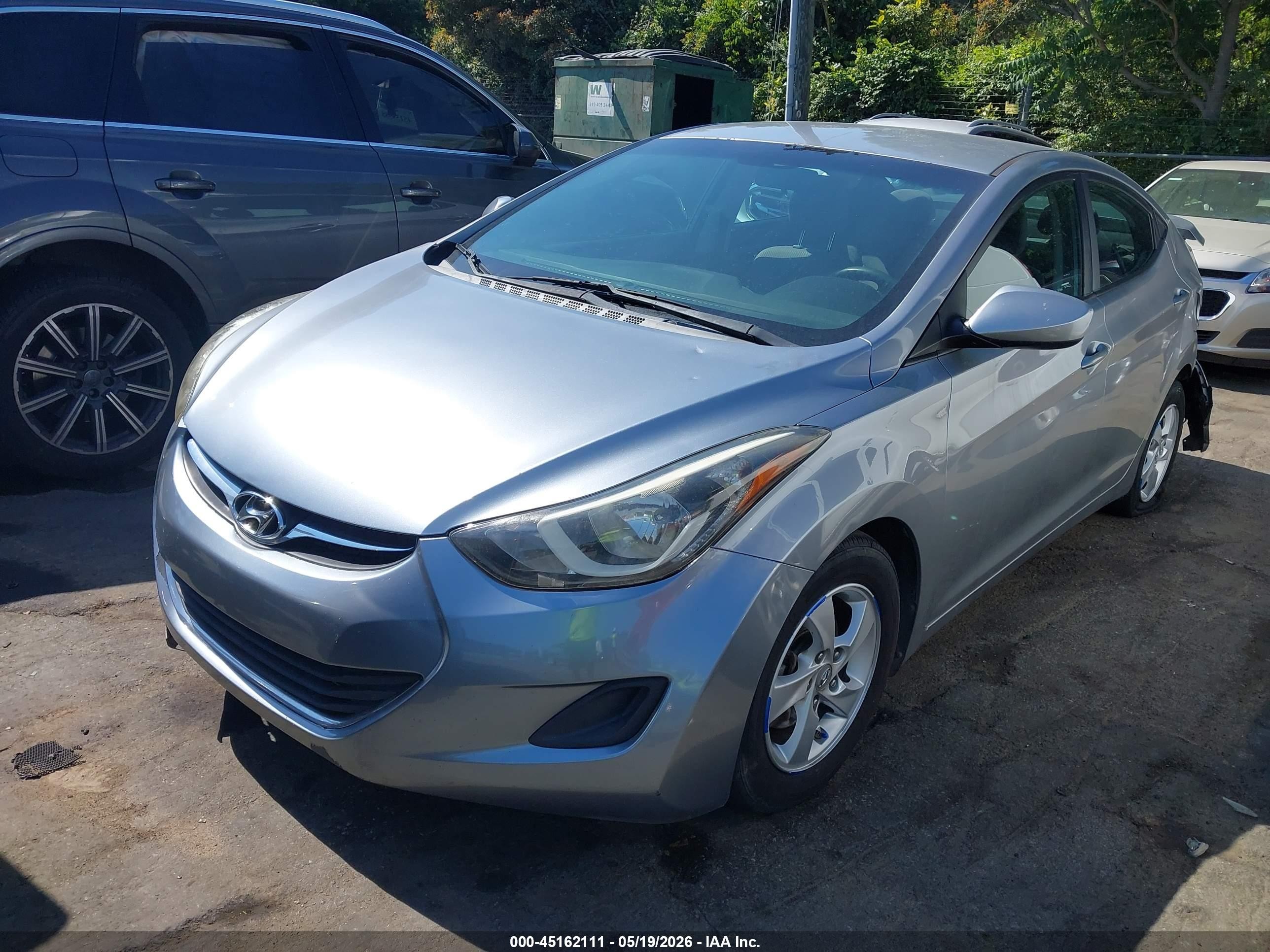 2015 Hyundai Elantra Se Silver vin: 5NPDH4AE5FH580126