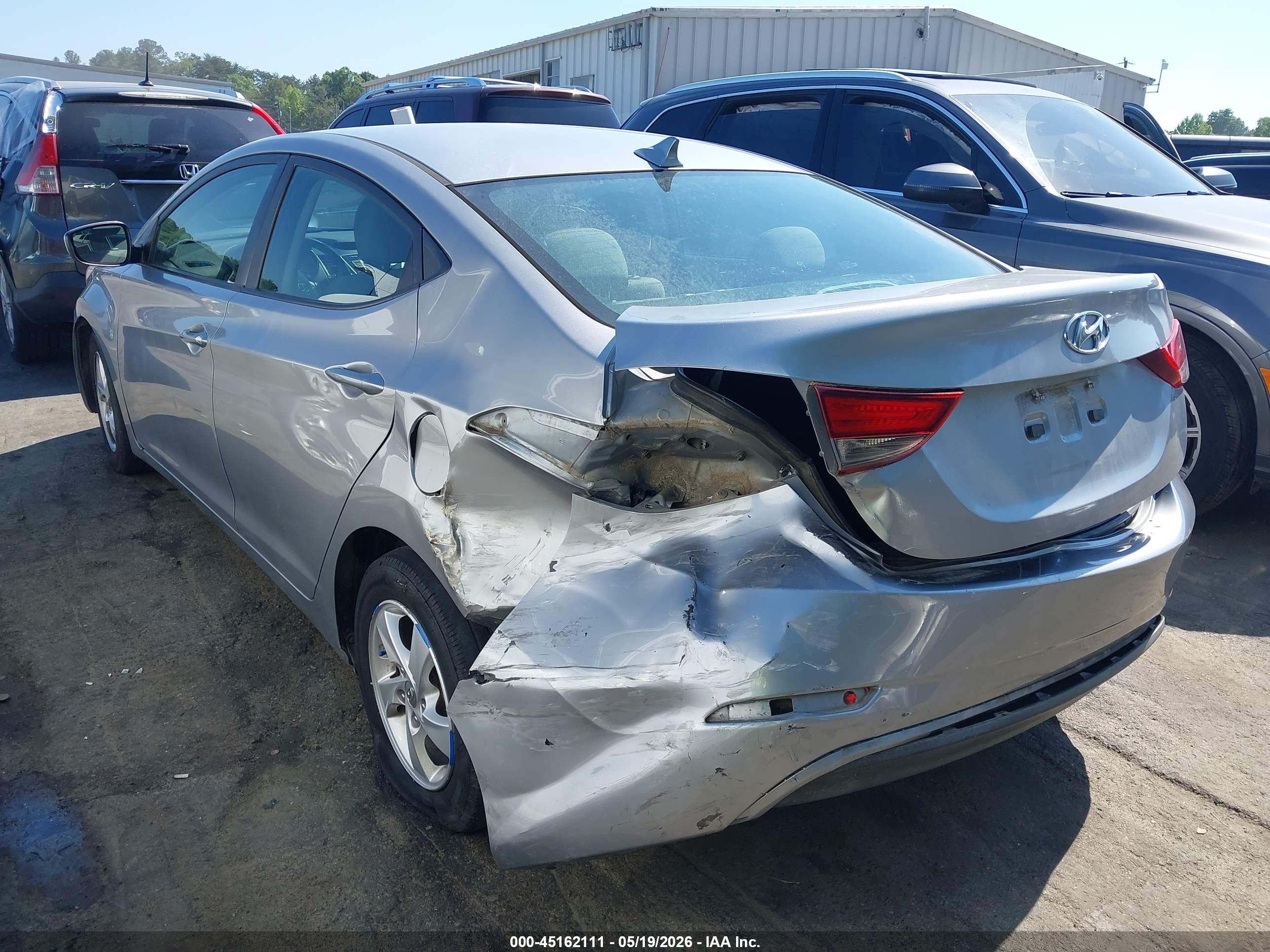 2015 Hyundai Elantra Se Silver vin: 5NPDH4AE5FH580126