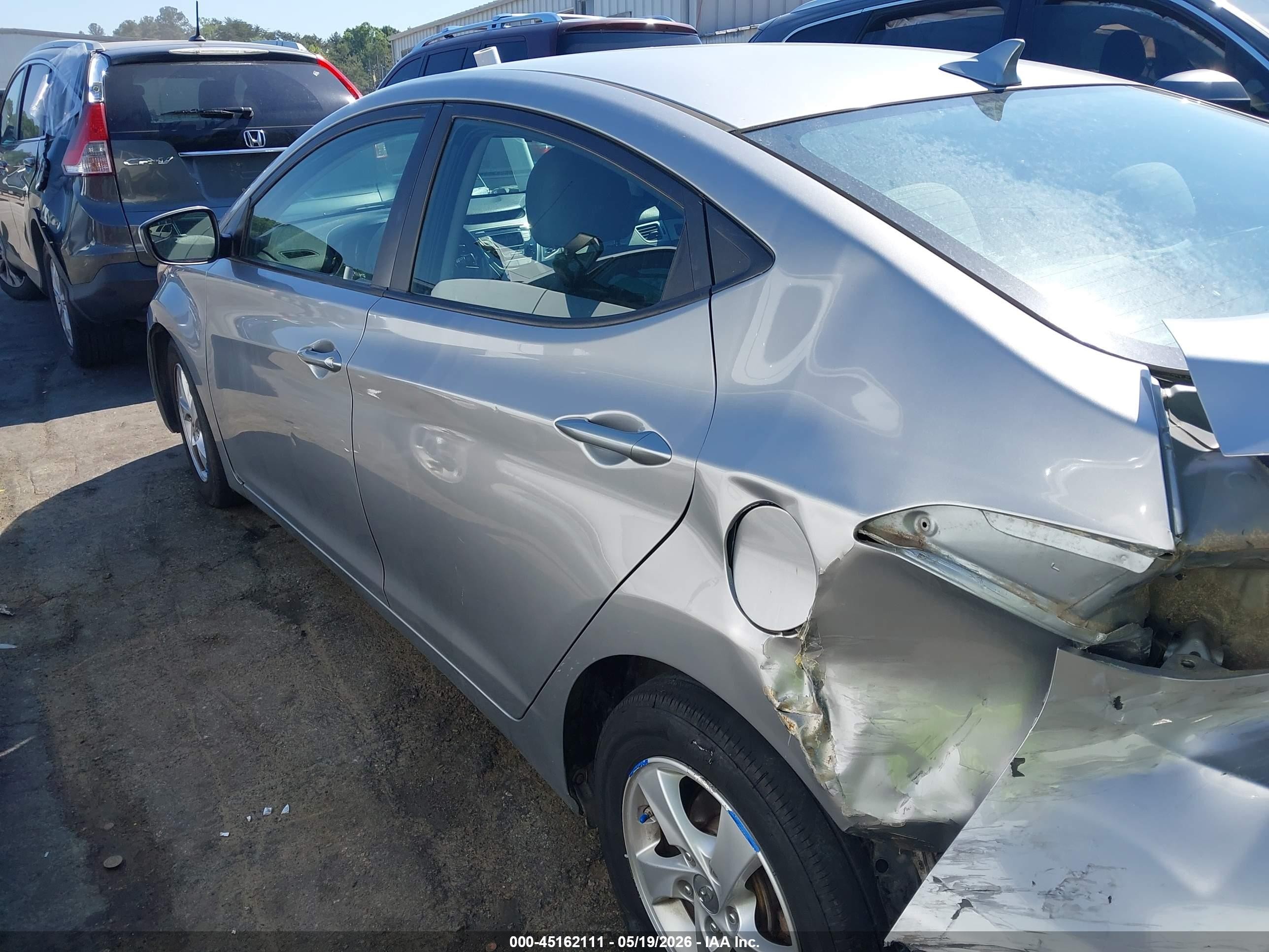 2015 Hyundai Elantra Se Silver vin: 5NPDH4AE5FH580126