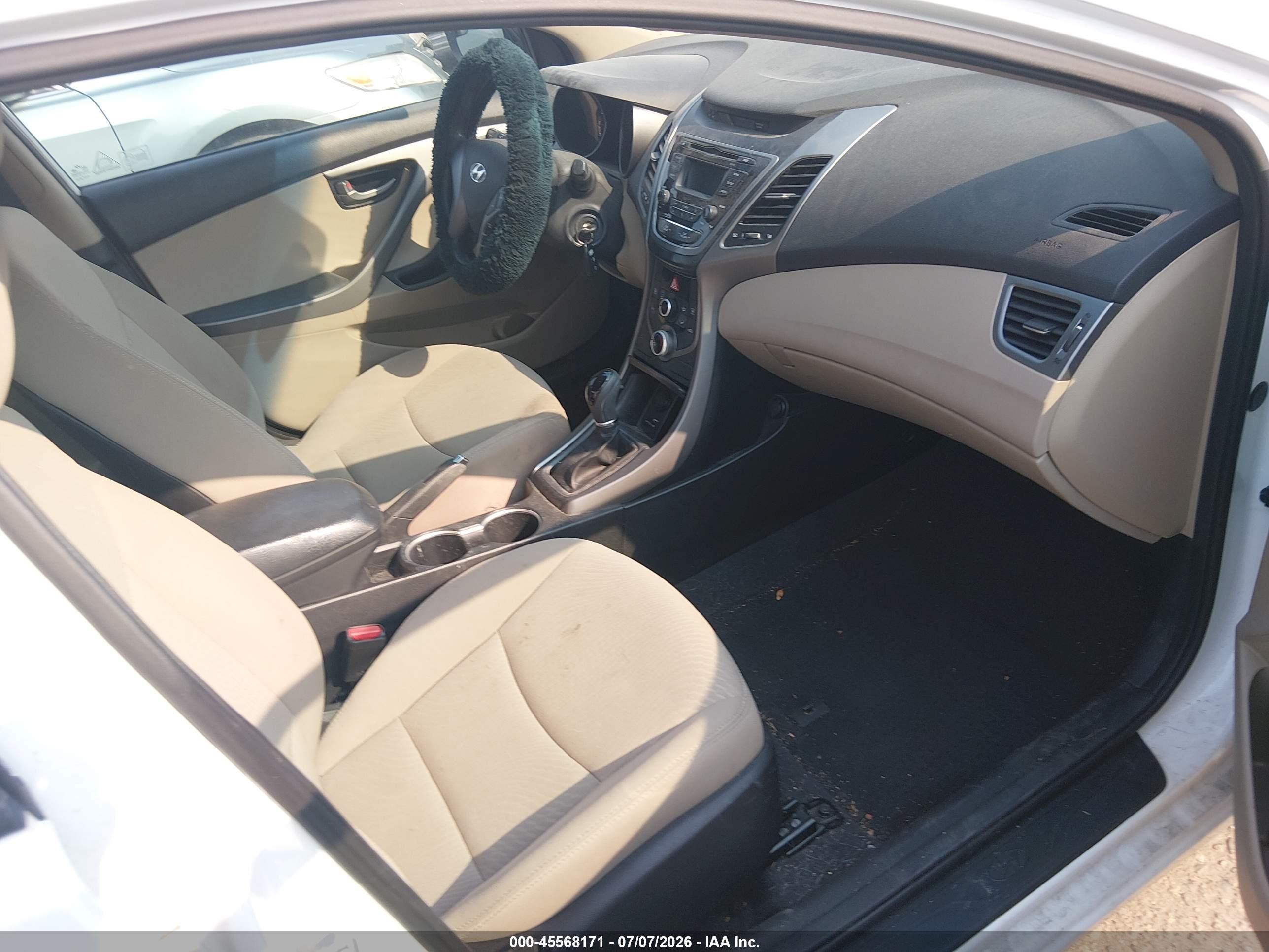 2015 Hyundai Elantra Se Белый vin: 5NPDH4AE5FH589795