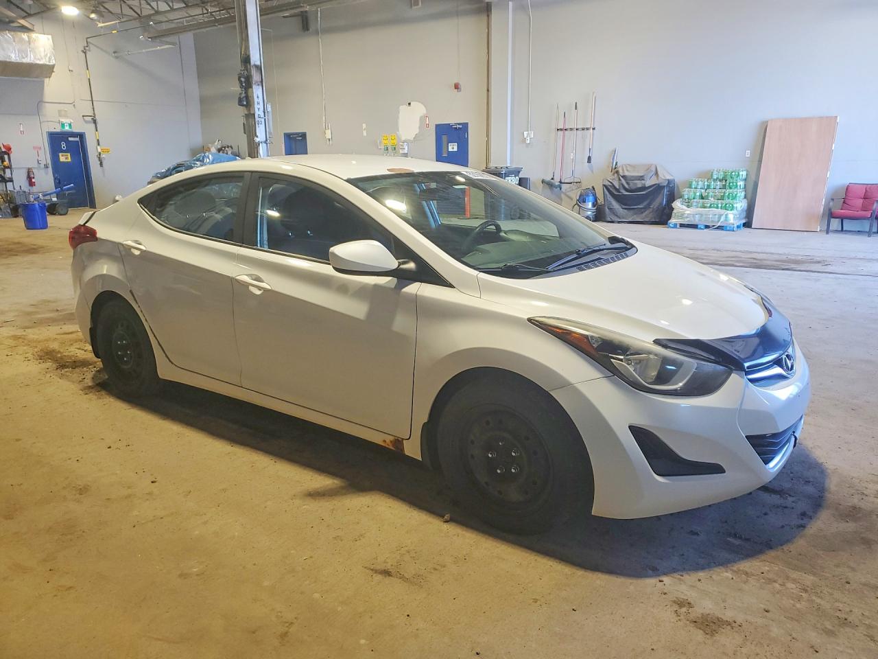 2015 Hyundai Elantra Se White vin: 5NPDH4AE5FH602609