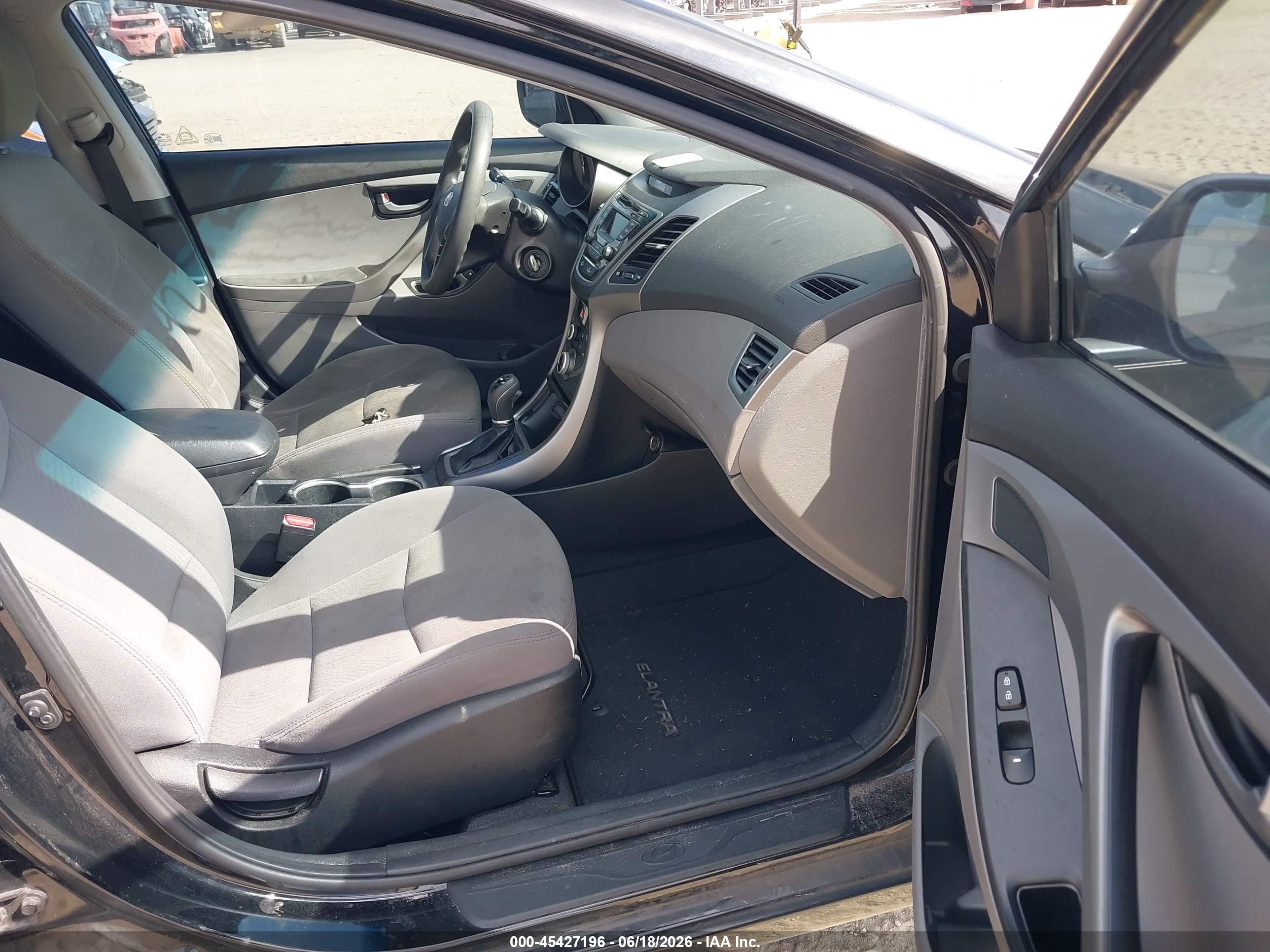 2015 Hyundai Elantra Se Black vin: 5NPDH4AE5FH603274