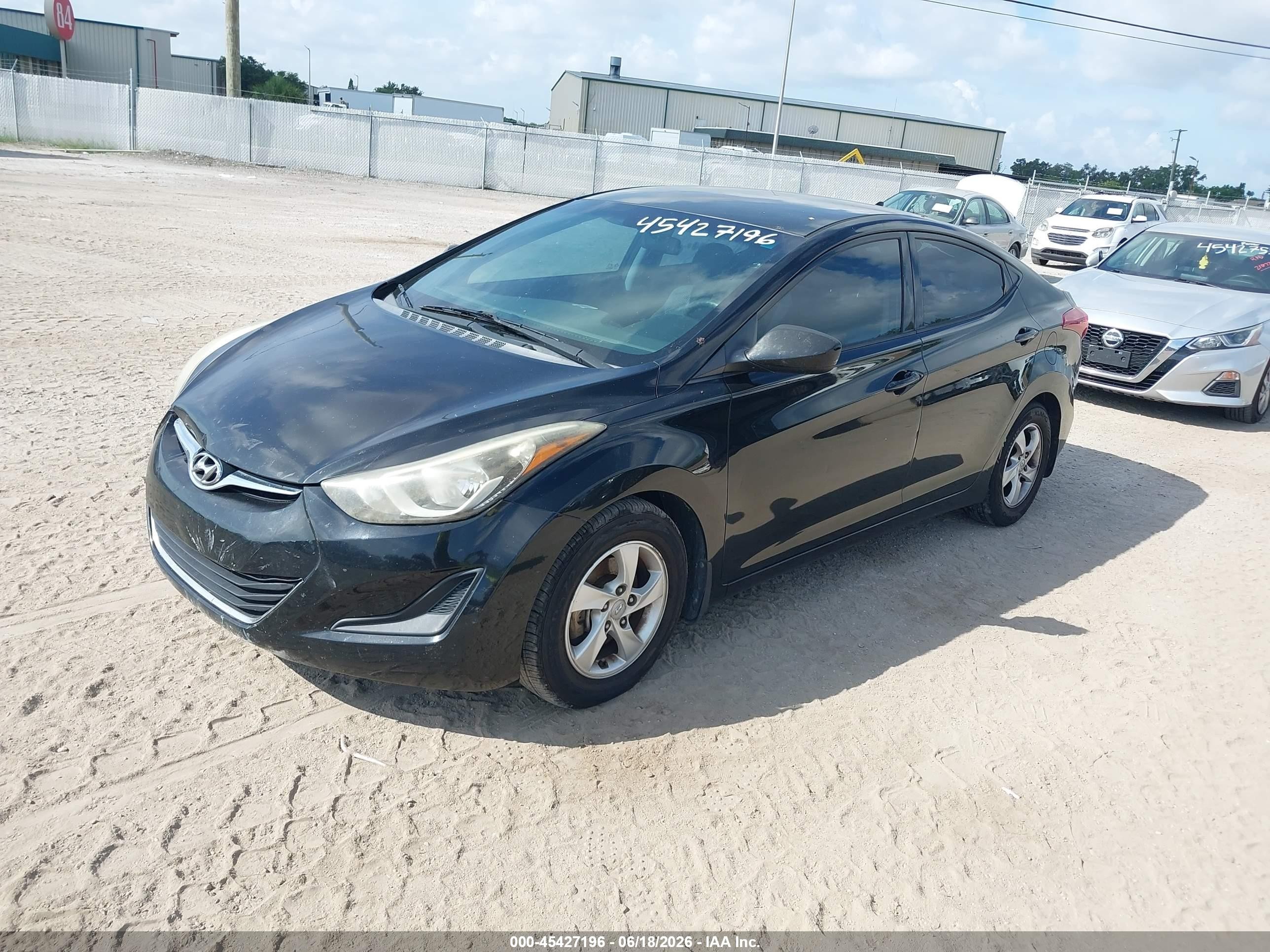 2015 Hyundai Elantra Se Black vin: 5NPDH4AE5FH603274
