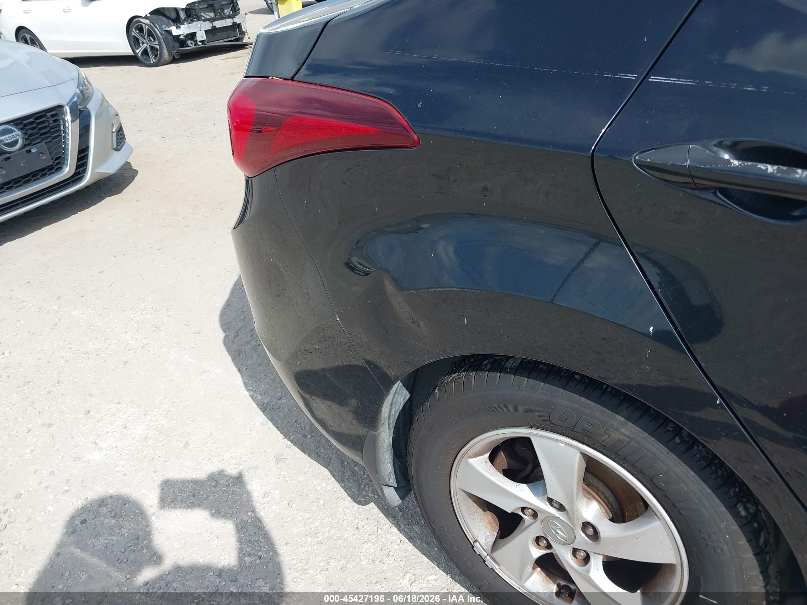 2015 Hyundai Elantra Se Black vin: 5NPDH4AE5FH603274