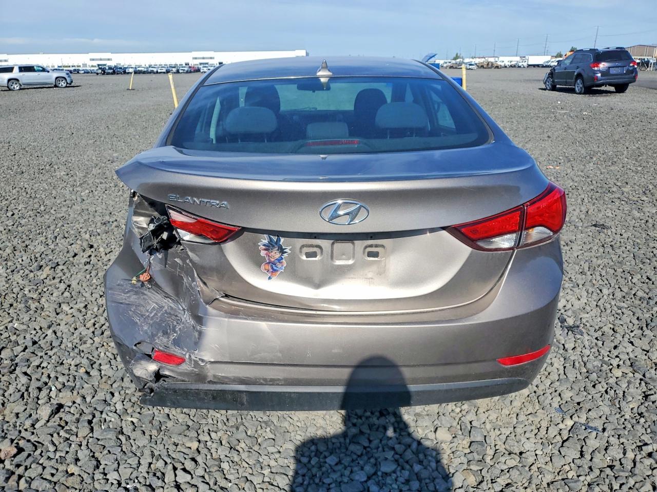 2015 Hyundai Elantra Se Silver vin: 5NPDH4AE5FH605915