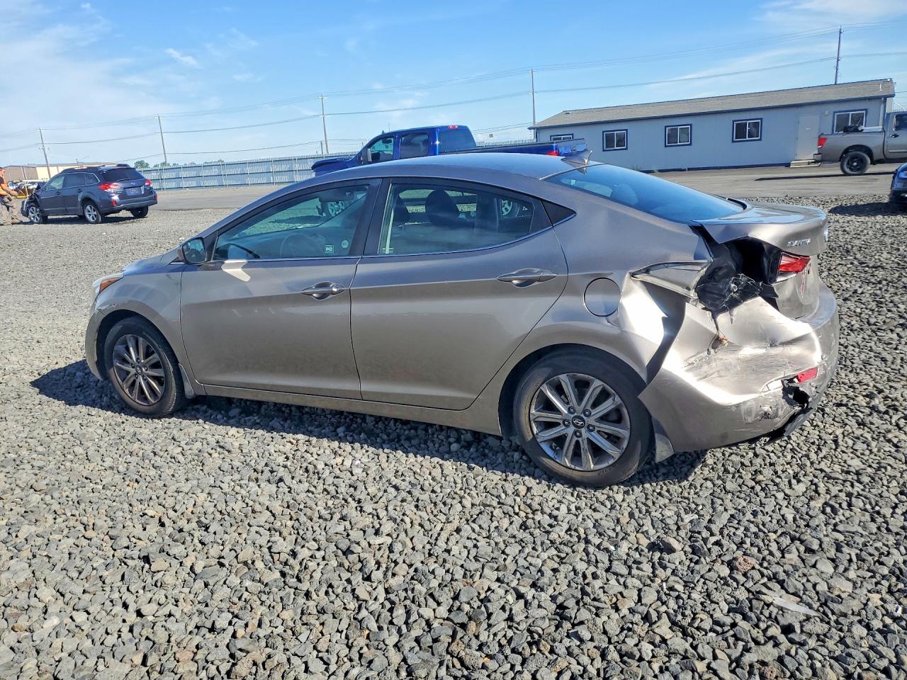 2015 Hyundai Elantra Se Silver vin: 5NPDH4AE5FH605915