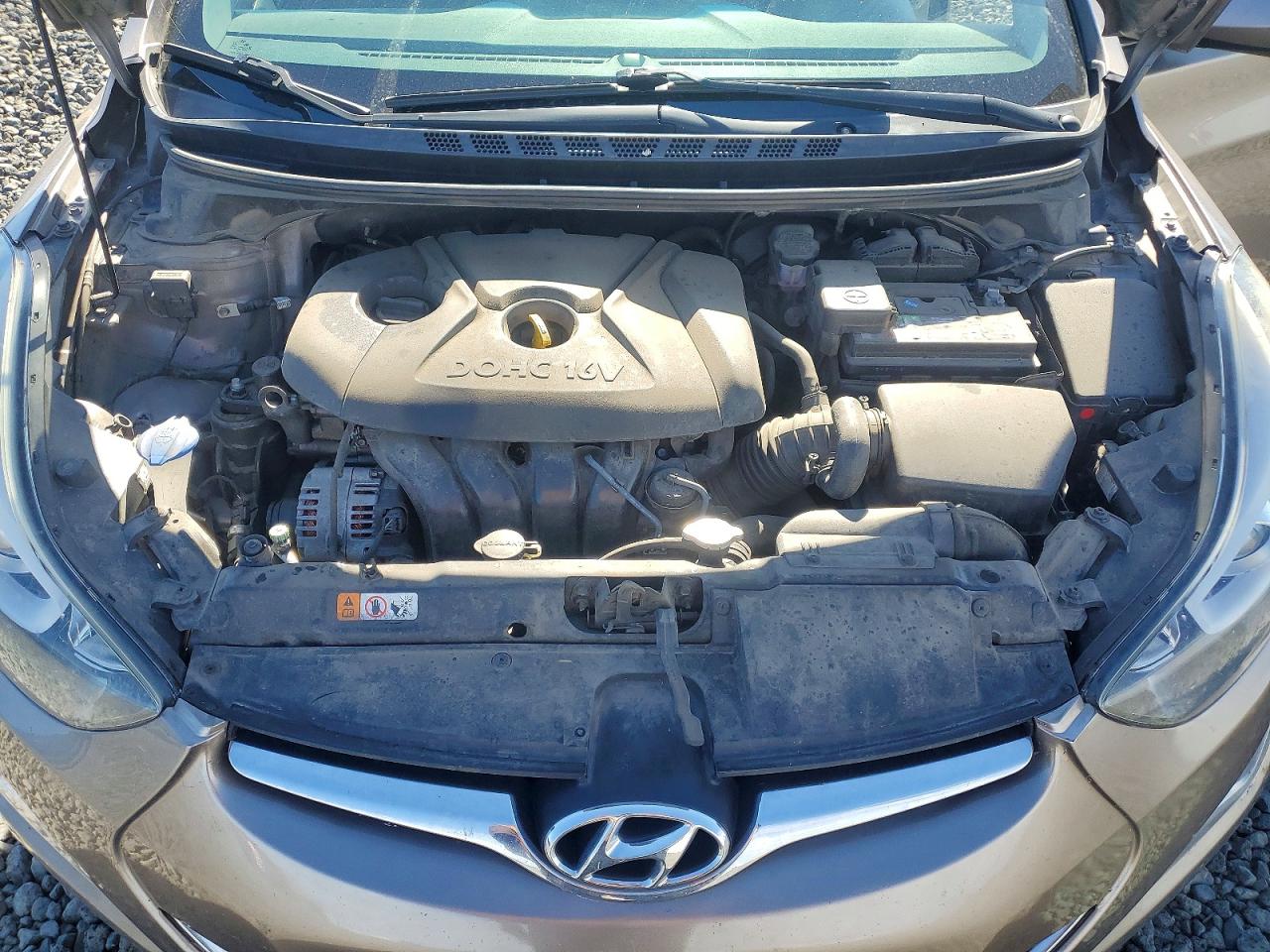 2015 Hyundai Elantra Se Silver vin: 5NPDH4AE5FH605915