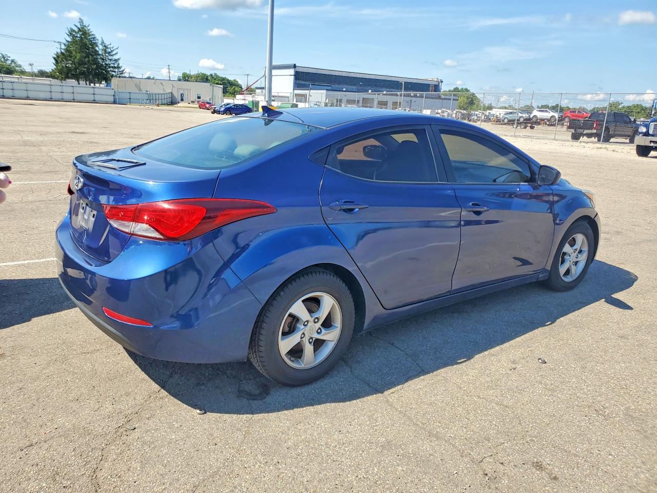 2015 Hyundai Elantra Se Blue vin: 5NPDH4AE5FH606112