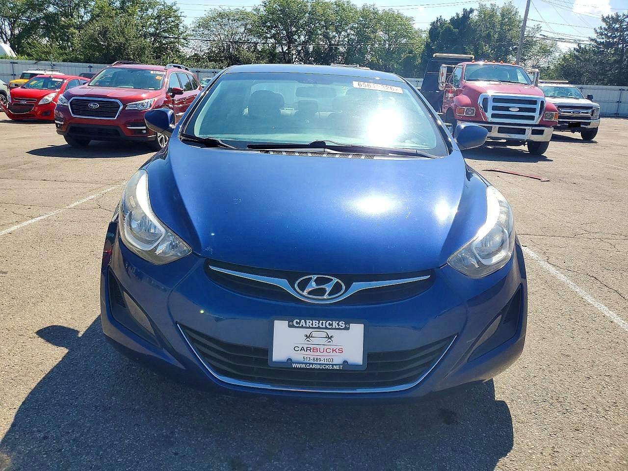 2015 Hyundai Elantra Se Blue vin: 5NPDH4AE5FH606112
